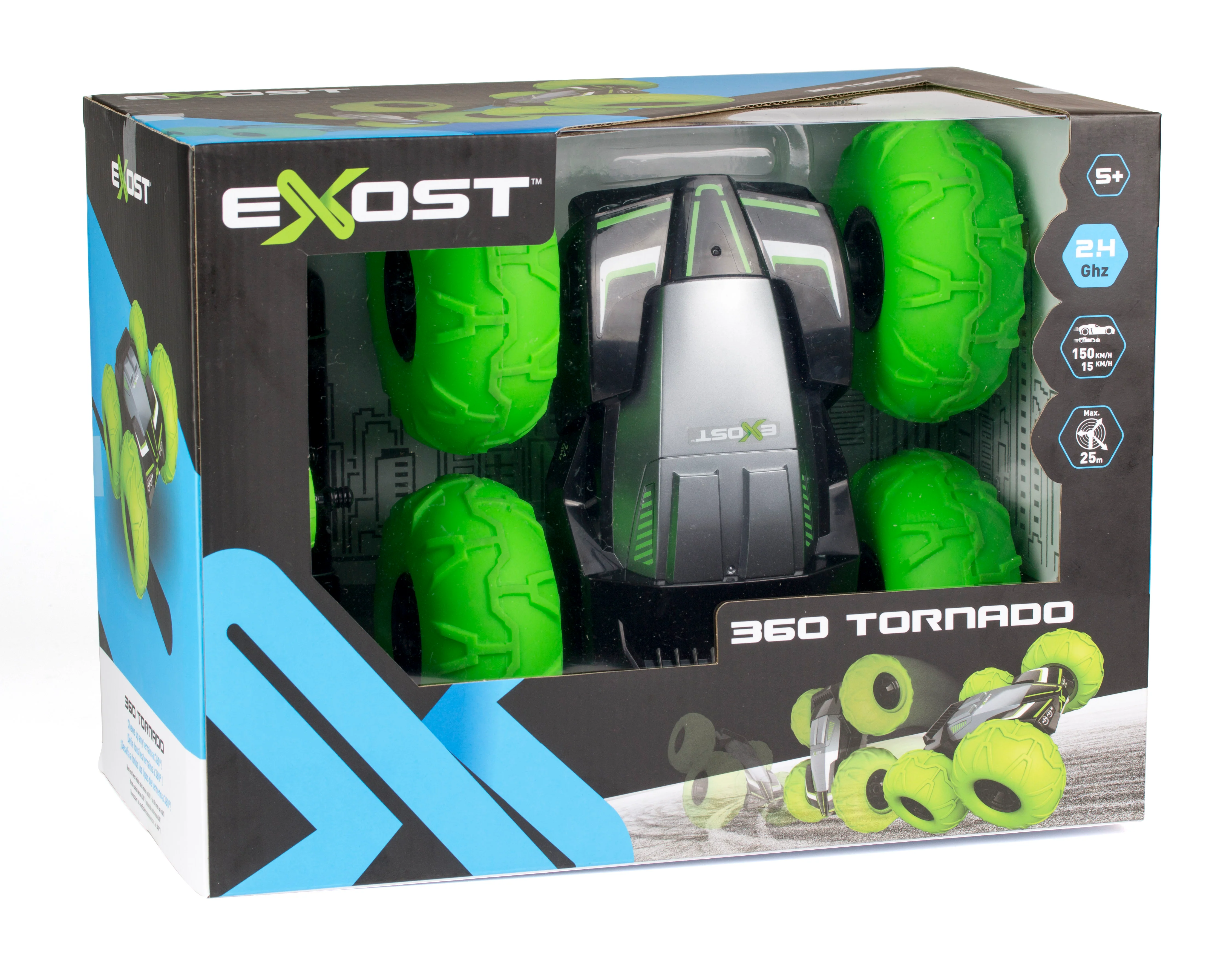 EXOST 360 Tornado 1:10 Scale Radio Control Monster Truck - Green - Image 2