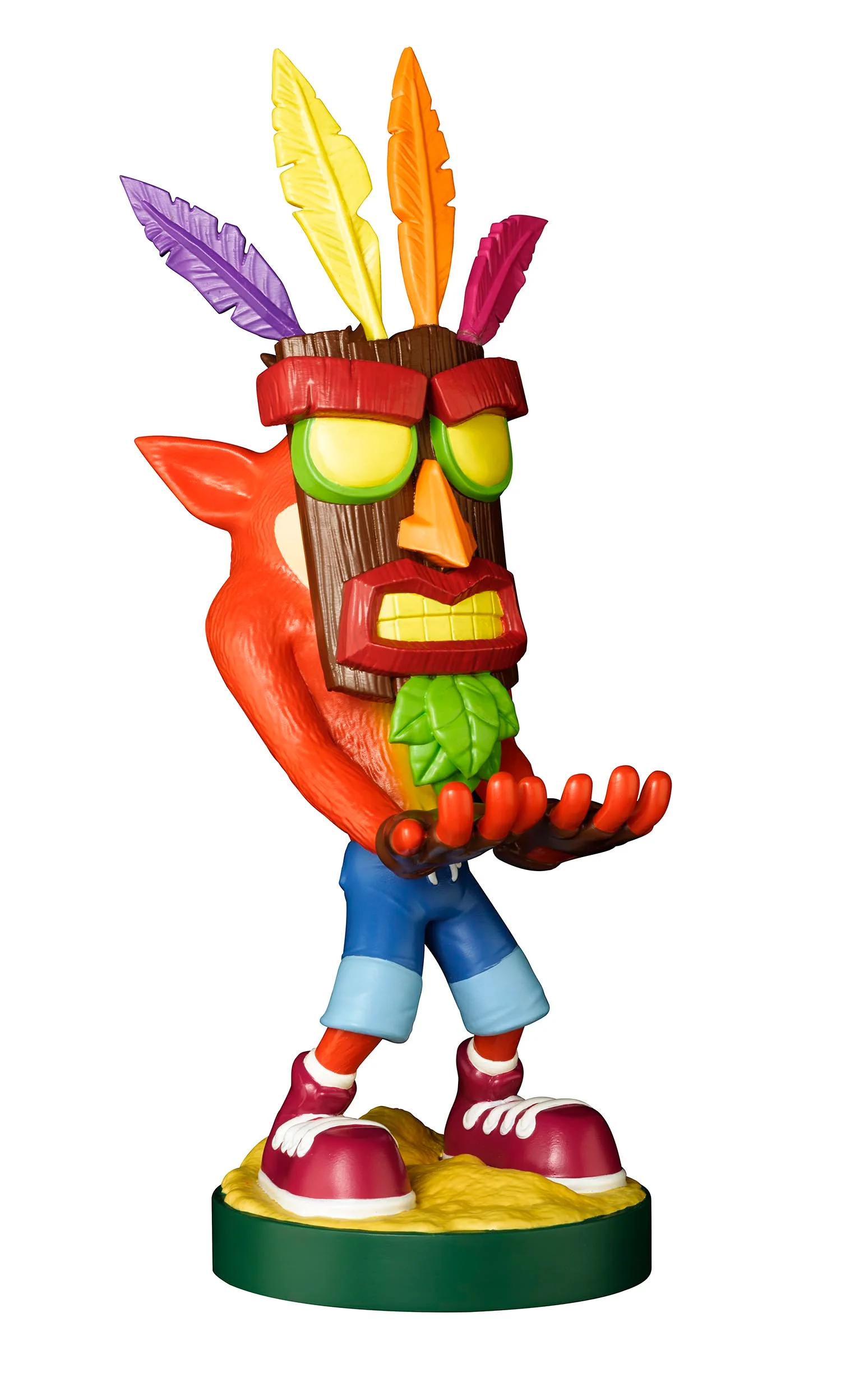 Exquisite Gaming Crash Bandicoot: Aku Aku Phone and Controller Stand - Image 2