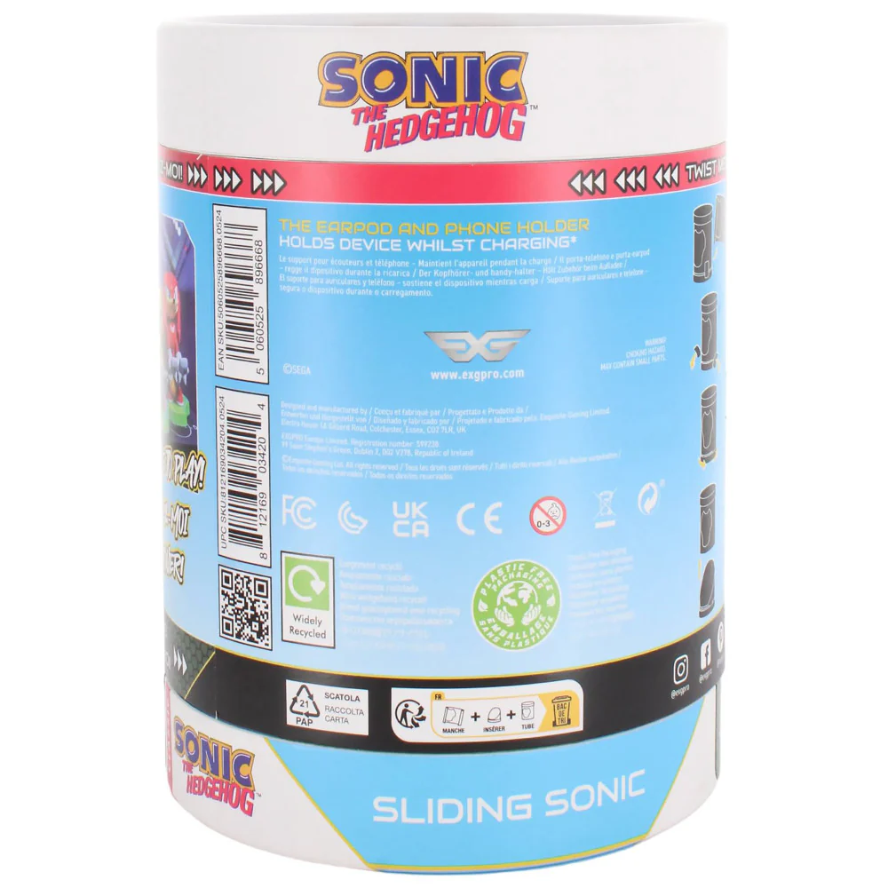 Exquisite Gaming Sonic Sliding - Earbud & Phone Holder - Image 6
