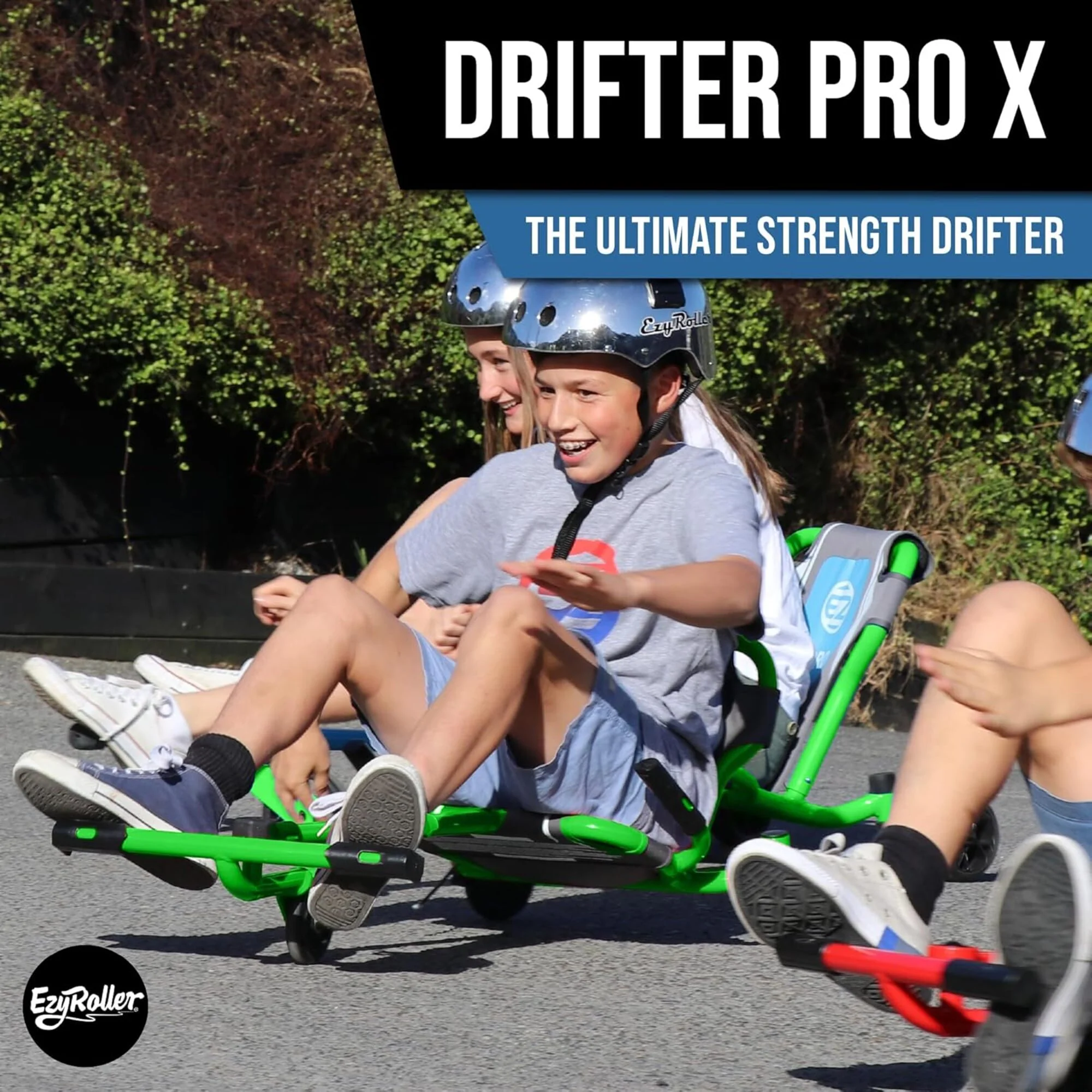 EzyRoller Drifter Pro X Pedal-Free Ride-On With Drifting Mechanism And Hand Brakes - Image 3