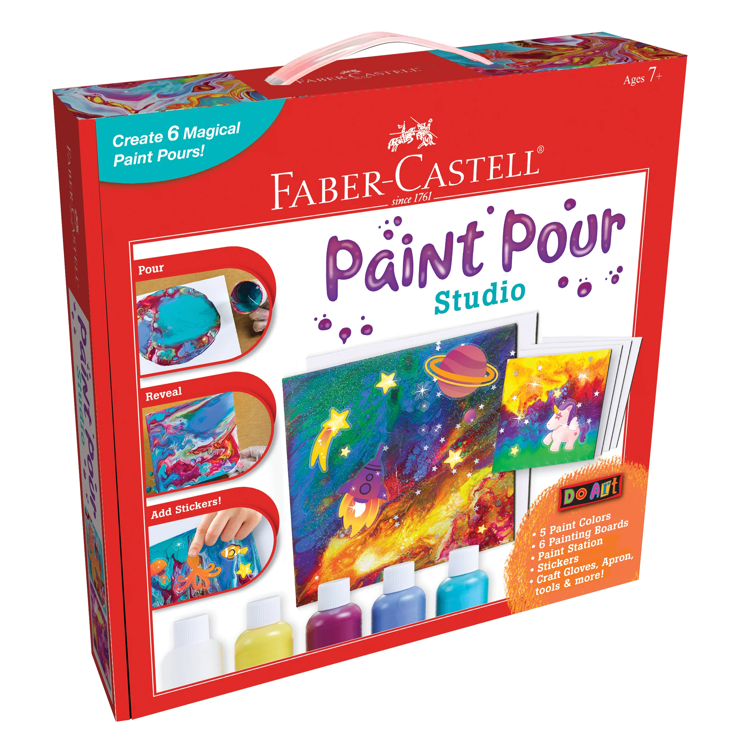 Faber-Castell Do Art Paint Pour Studio - Color Splash Kit