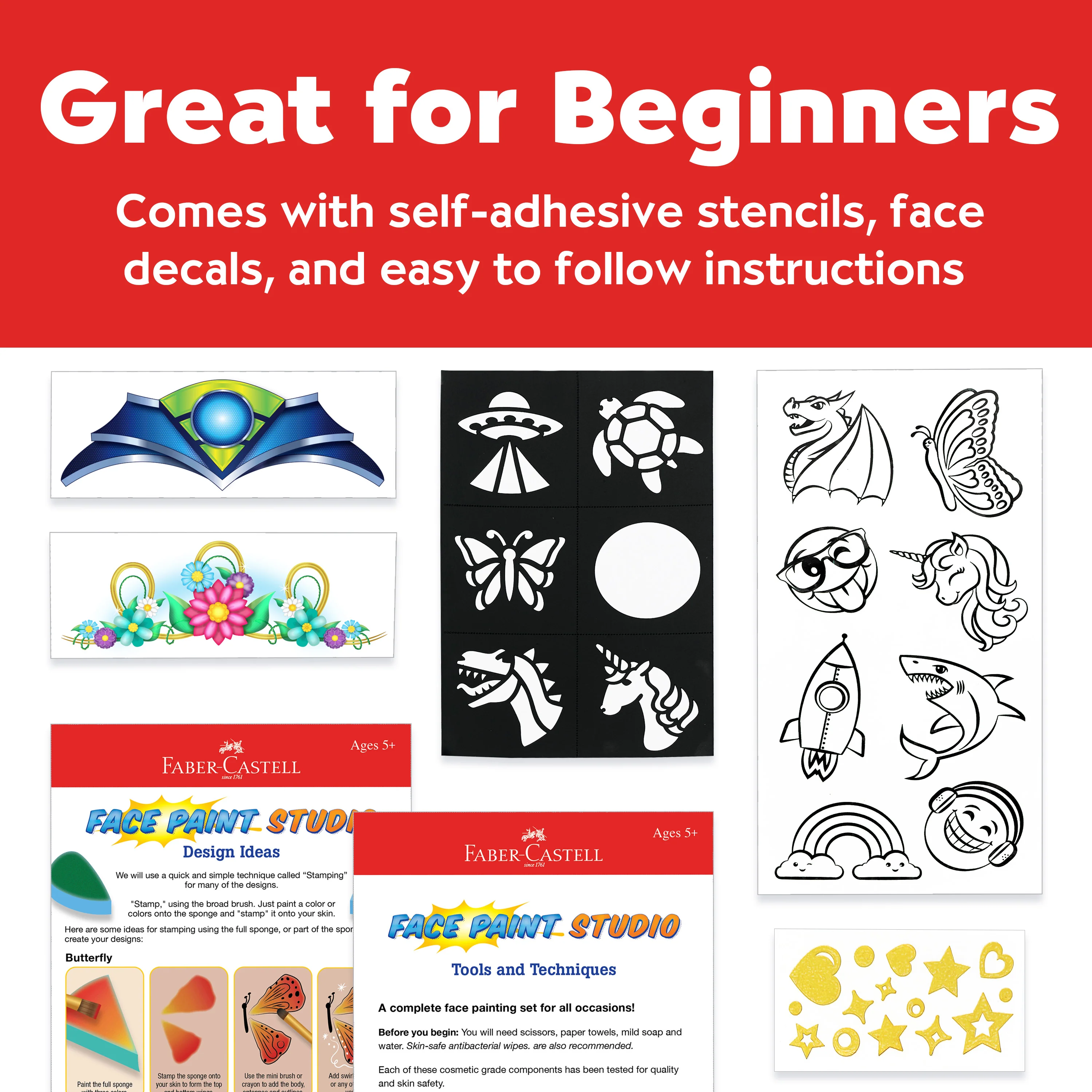 Faber-Castell Beginner's Face Paint Studio Kit - Image 5