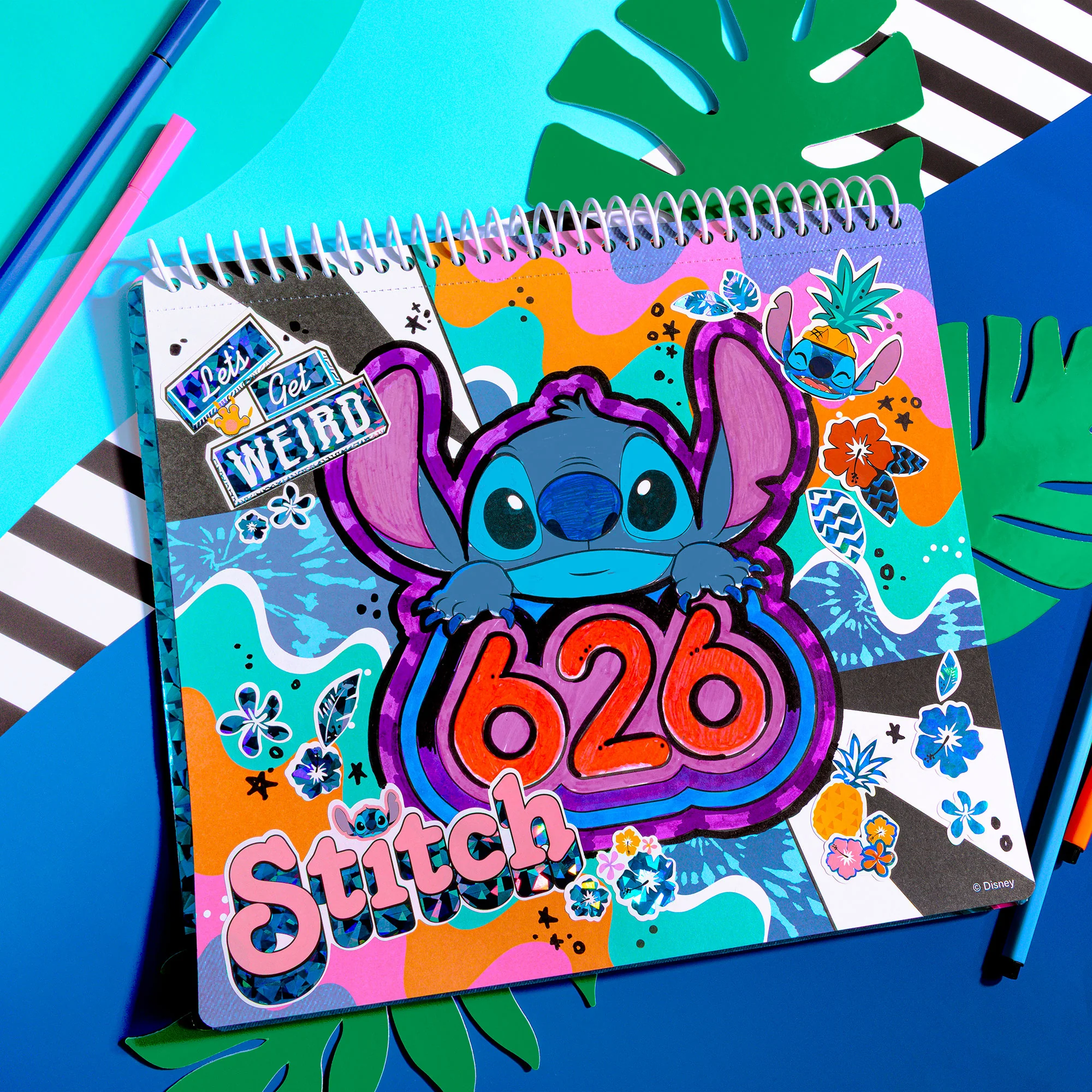 Fashion Angels Disney Stitch Color & Collage Kit - Creative Poster Set for Kids 8+ - Image 4