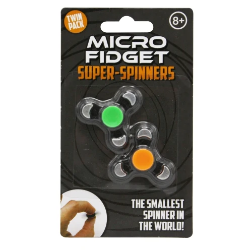 Twirl-tastic Fidget Micro Spinner Dual Pack