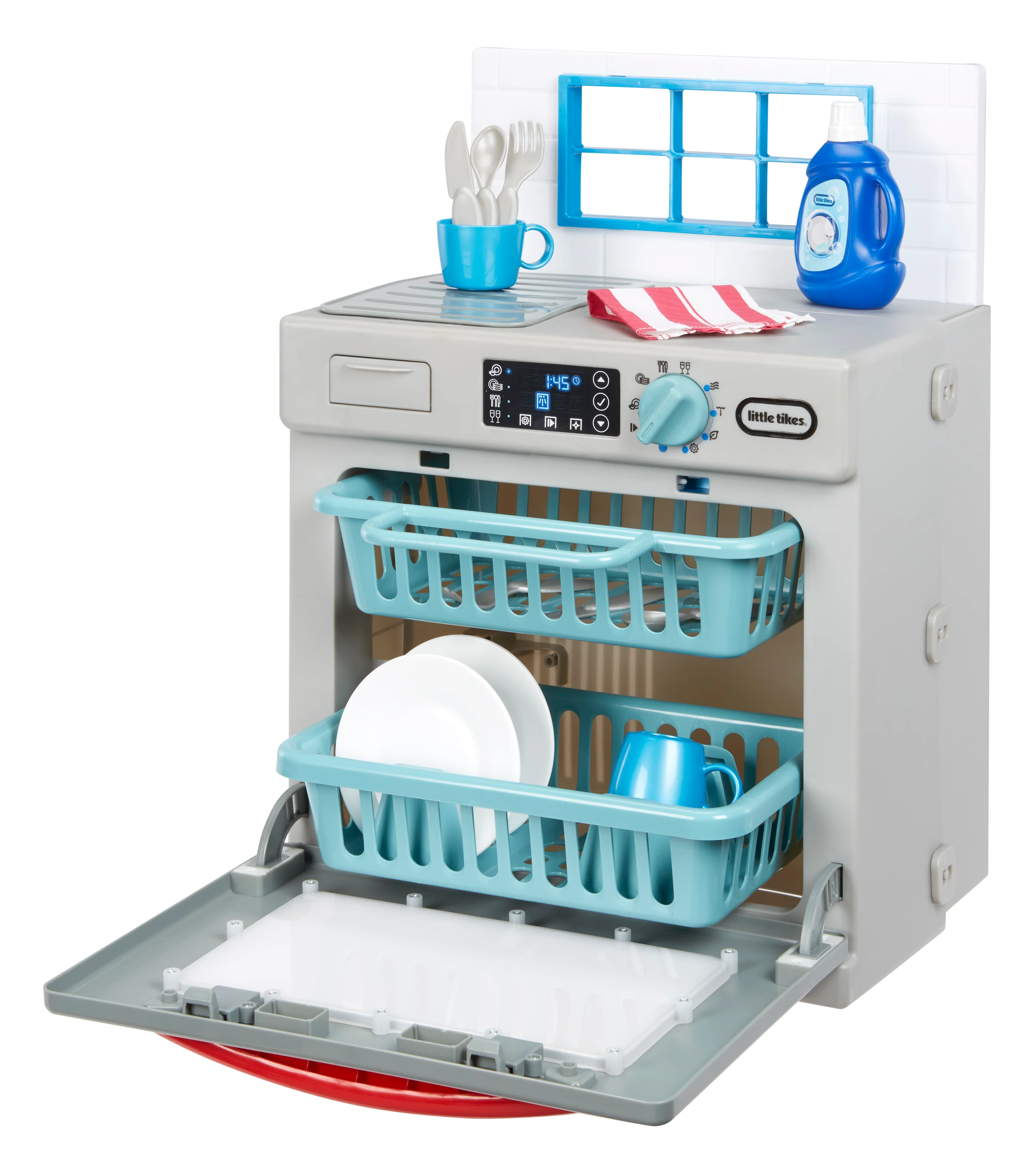 Little Tikes First Dishwasher - Realistic Pretend Play Kitchen Appliance - Image 3