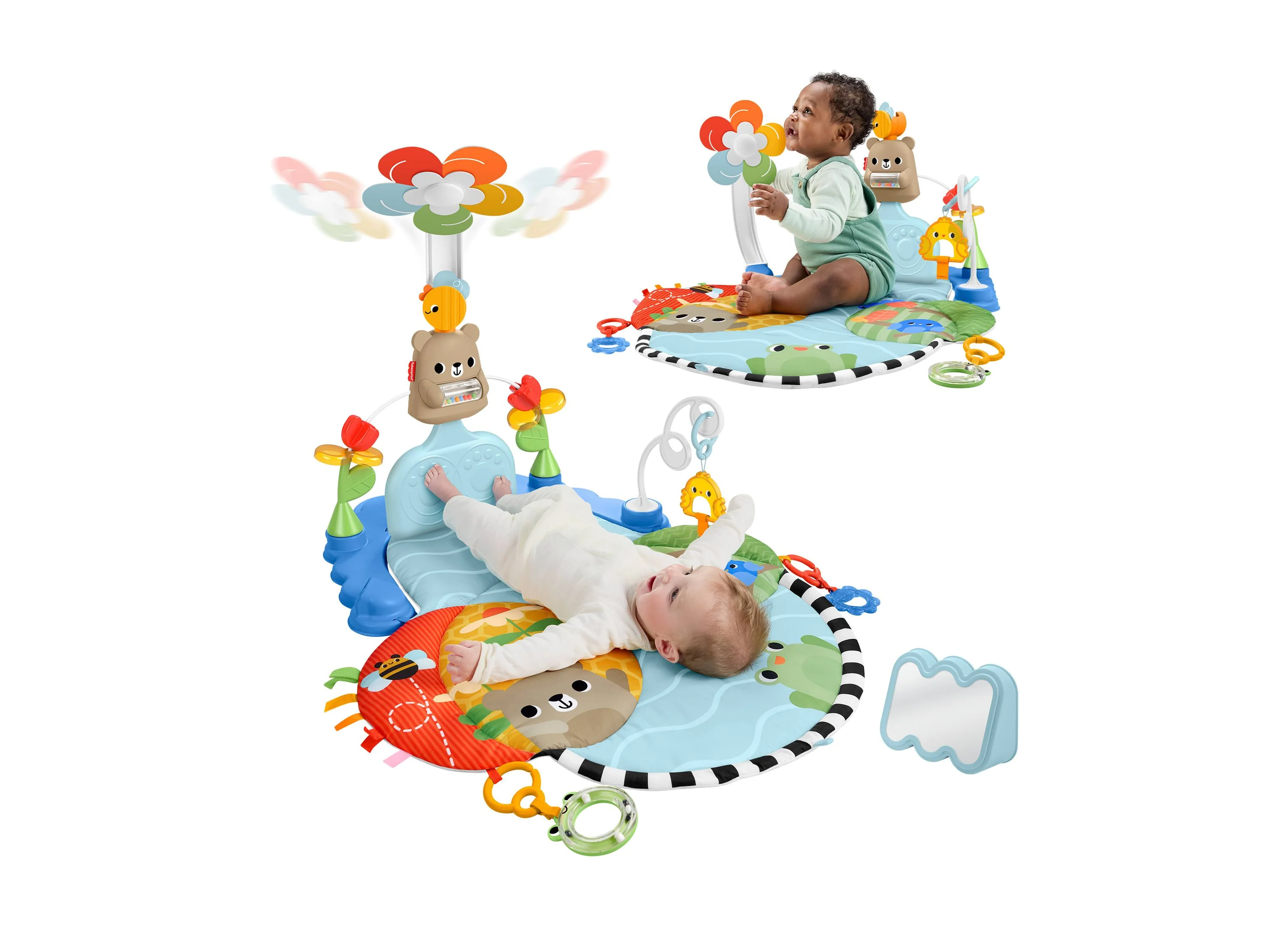 Fisher Price 3-in-1 Kick and Sway Activity Gym – Sensory Delight - Image 2