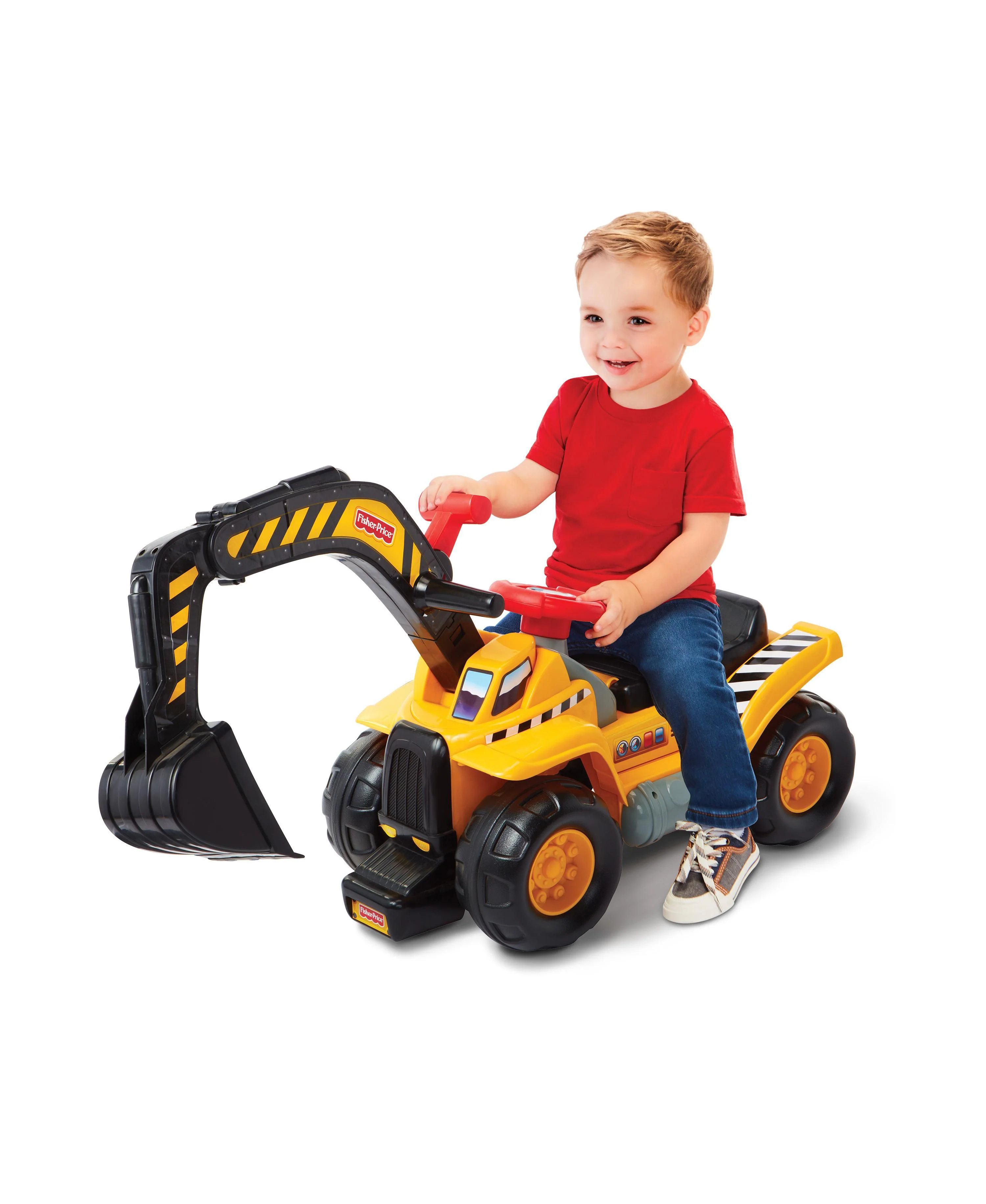 Fisher-Price Big Action Dig N' Ride - Motorized Ride-On with Realistic Sounds - Image 3