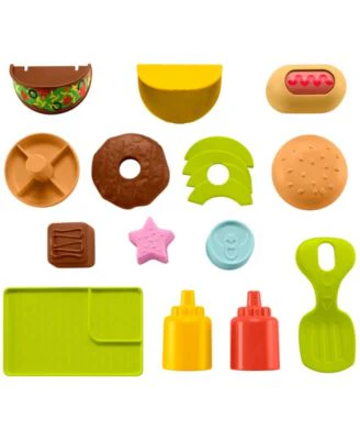 Fisher-Price Laugh and Learn 4-in-1 Snack Cart Walker with 14 Play Pieces - Image 6