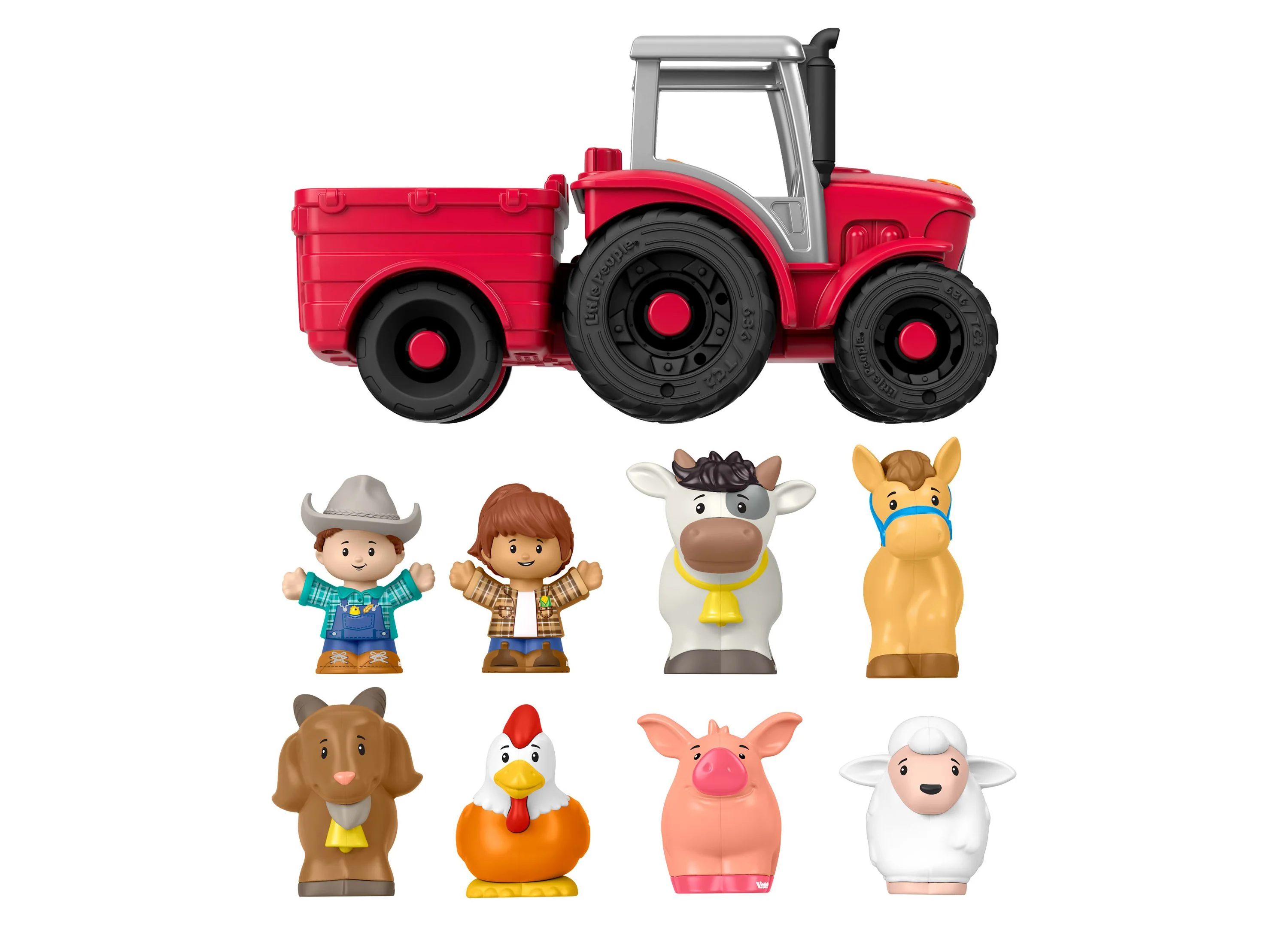 Fisher-Price Little People Caring Fun Animal Tractor Playset Ages 1+ - Image 3