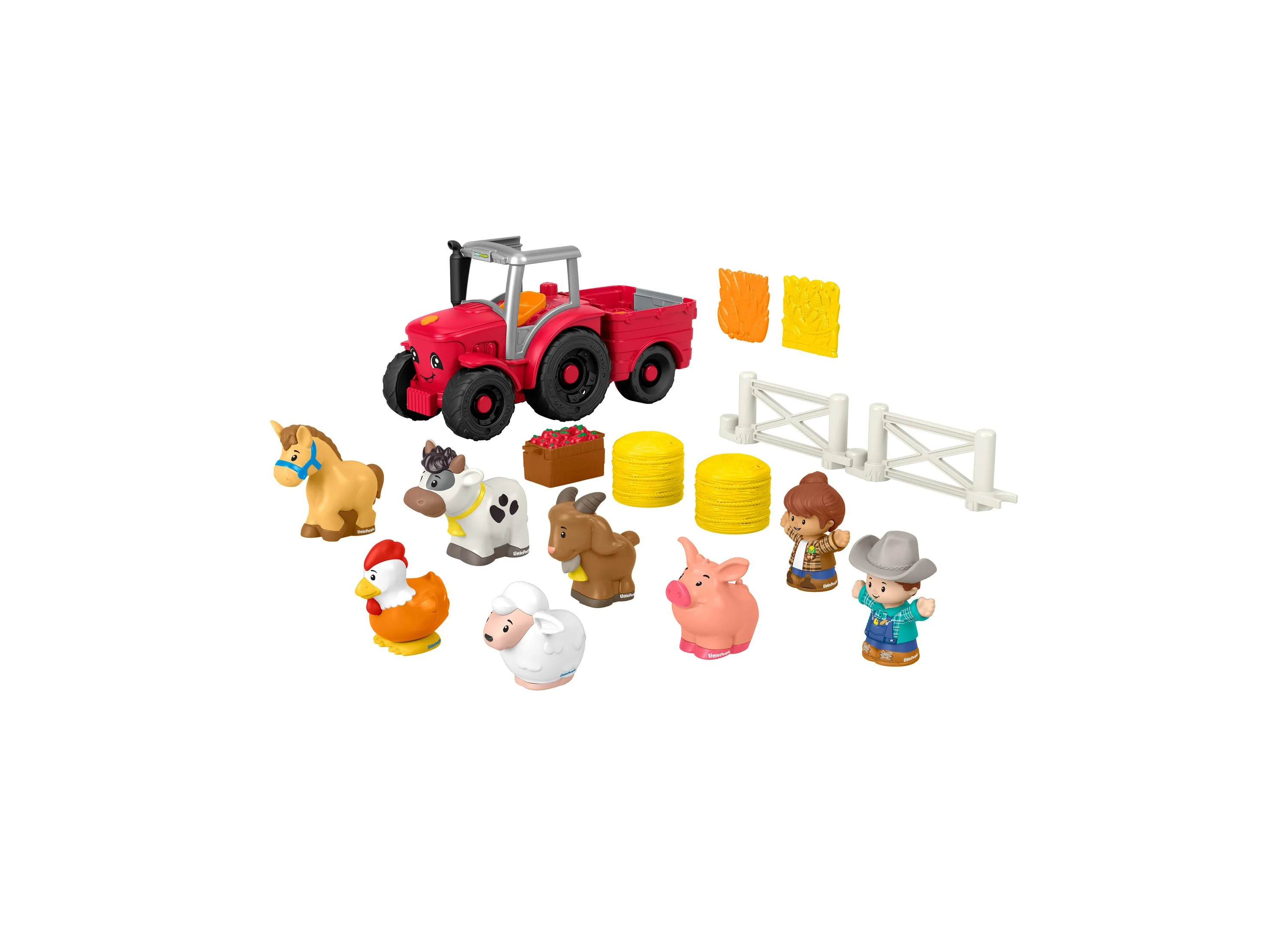Fisher-Price Little People Caring Fun Animal Tractor Playset Ages 1+ - Image 5