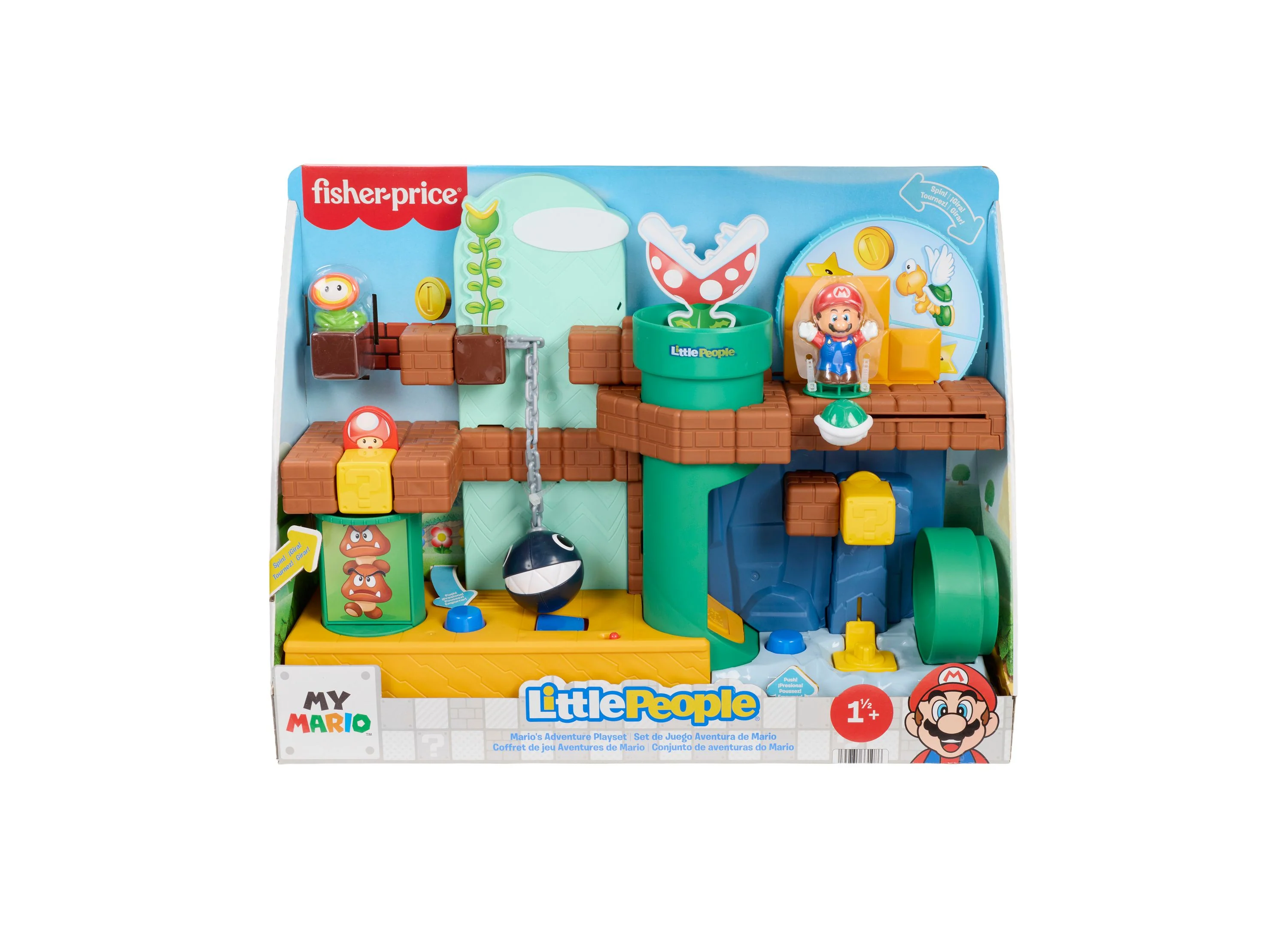 Fisher Price Little People My Mario Adventure Playset - Musical Fun - Image 3