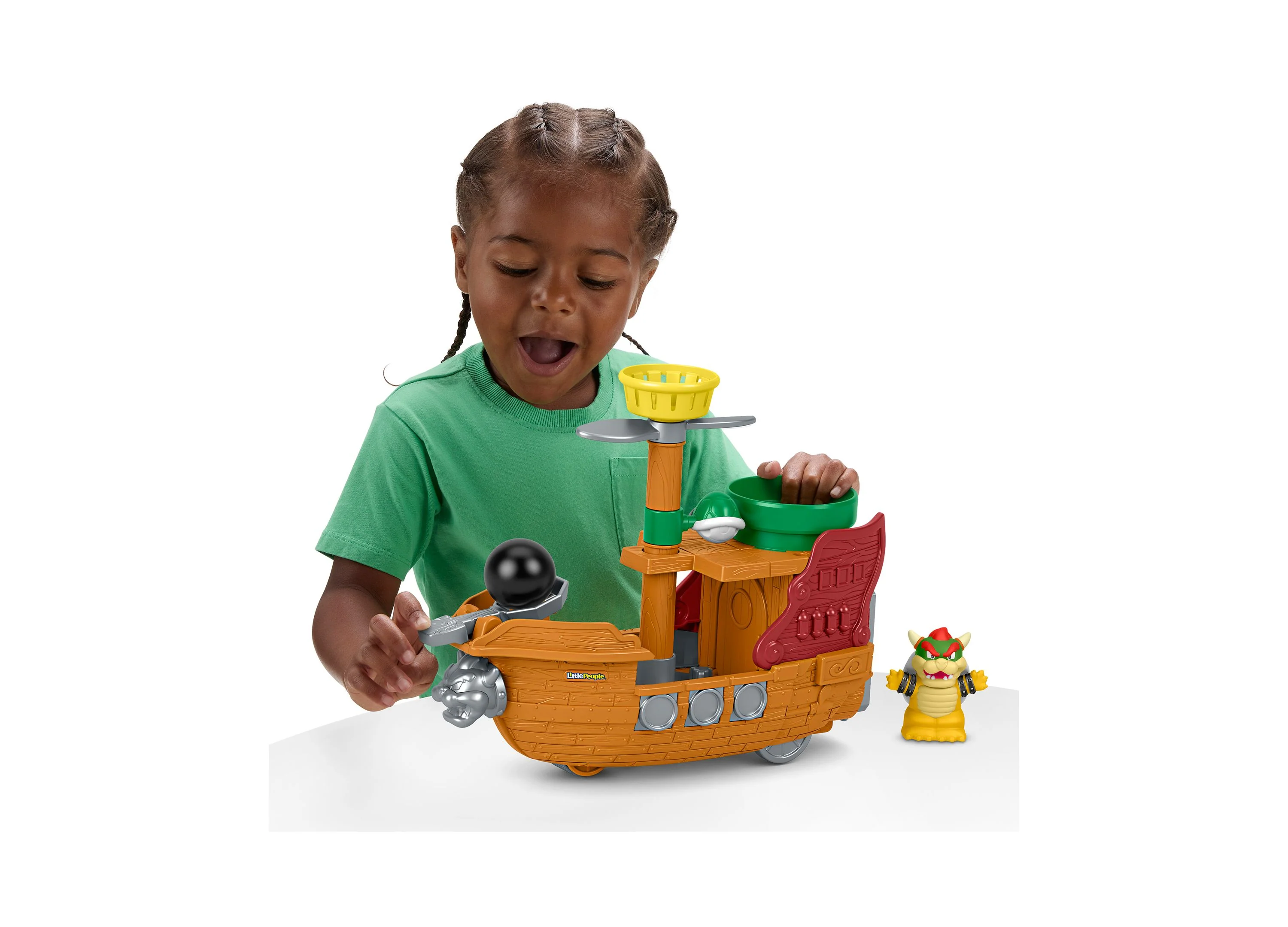 Fisher Price Little People My Mario Bowser's Airship Playset - Image 3