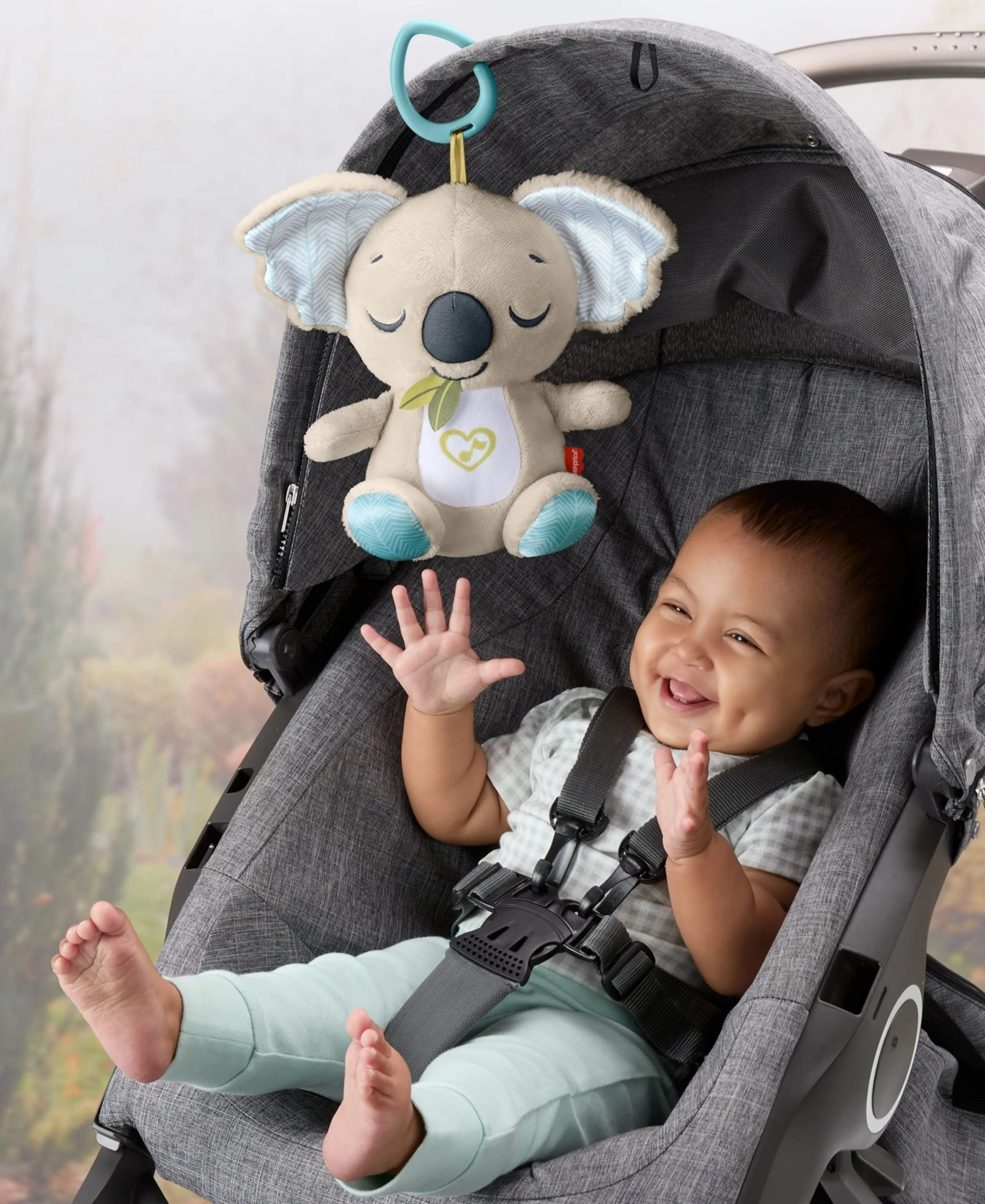 Fisher-Price On-the-Go Koala Soother - Portable Plush Toy - Image 4