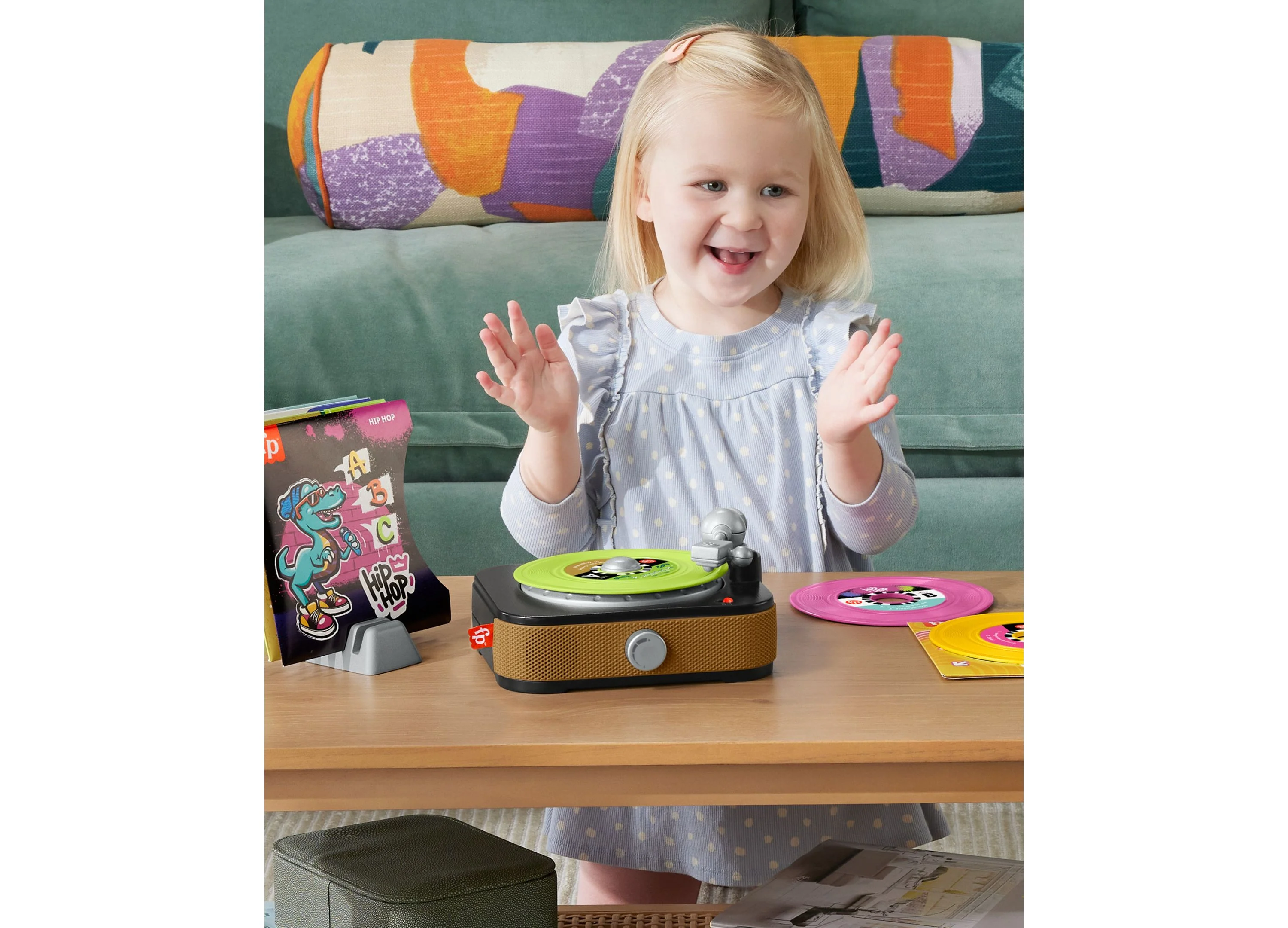 Fisher-Price Rockin' Record Player Preschool Musical Toy - Image 3