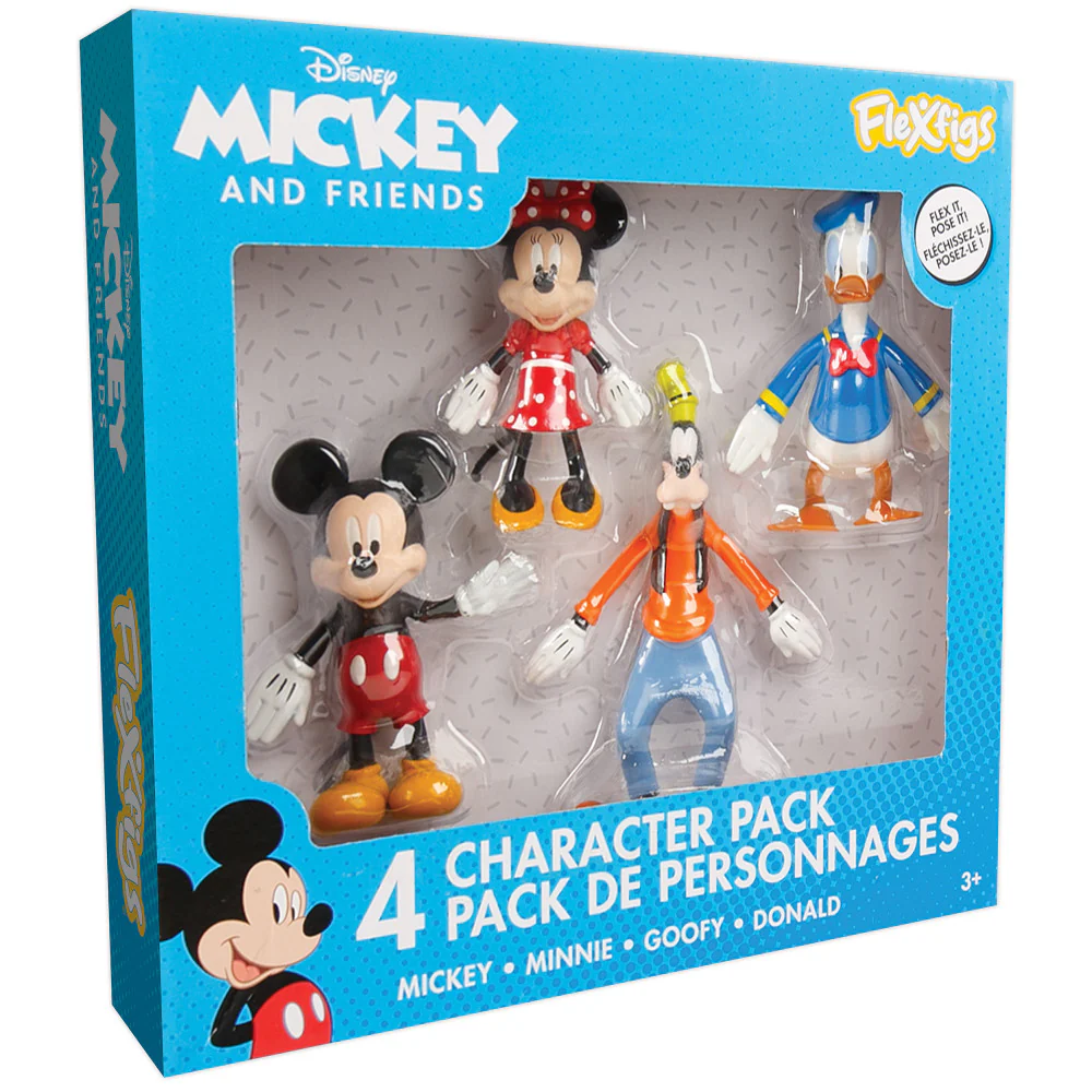 FleXfigs Mickey Mouse Adventure 4-Pack Articulated Figures - Image 5