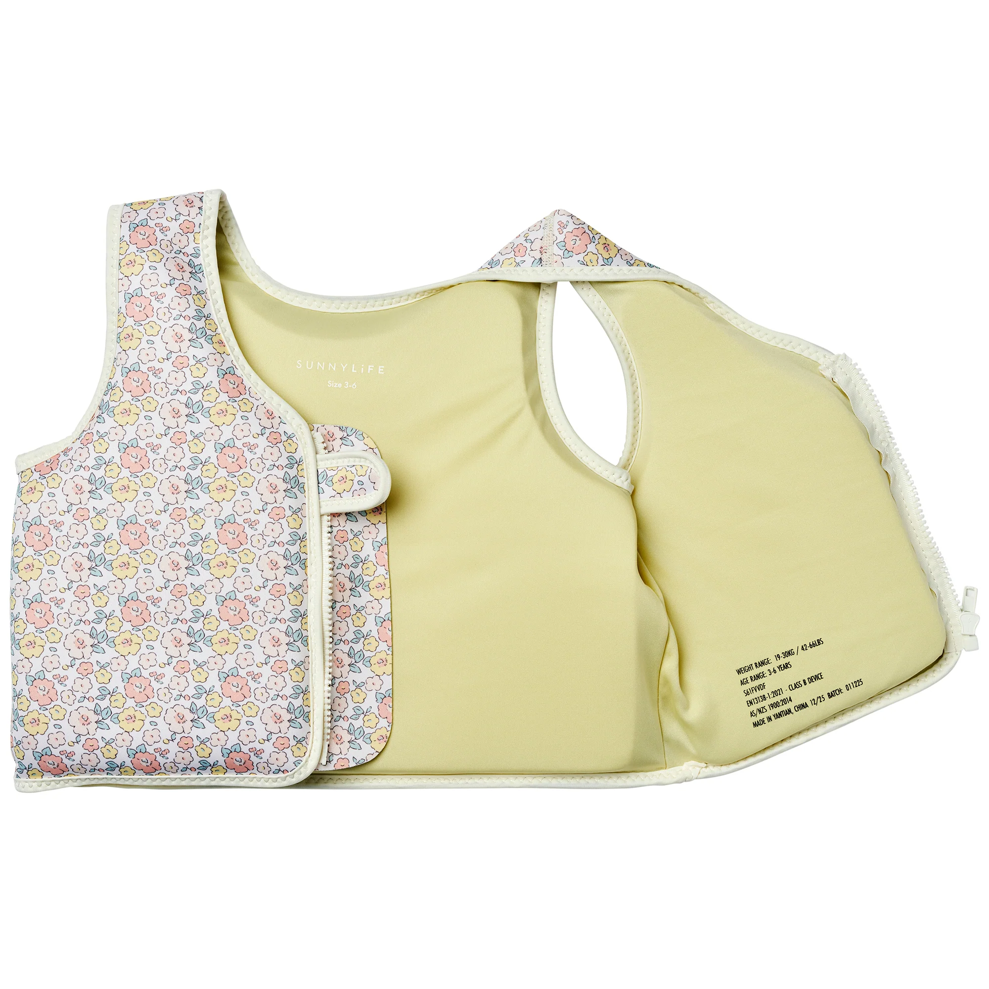 Sunnylife Float Vest Into The Garden Ditsy Floral Swim Training Vest - Image 5