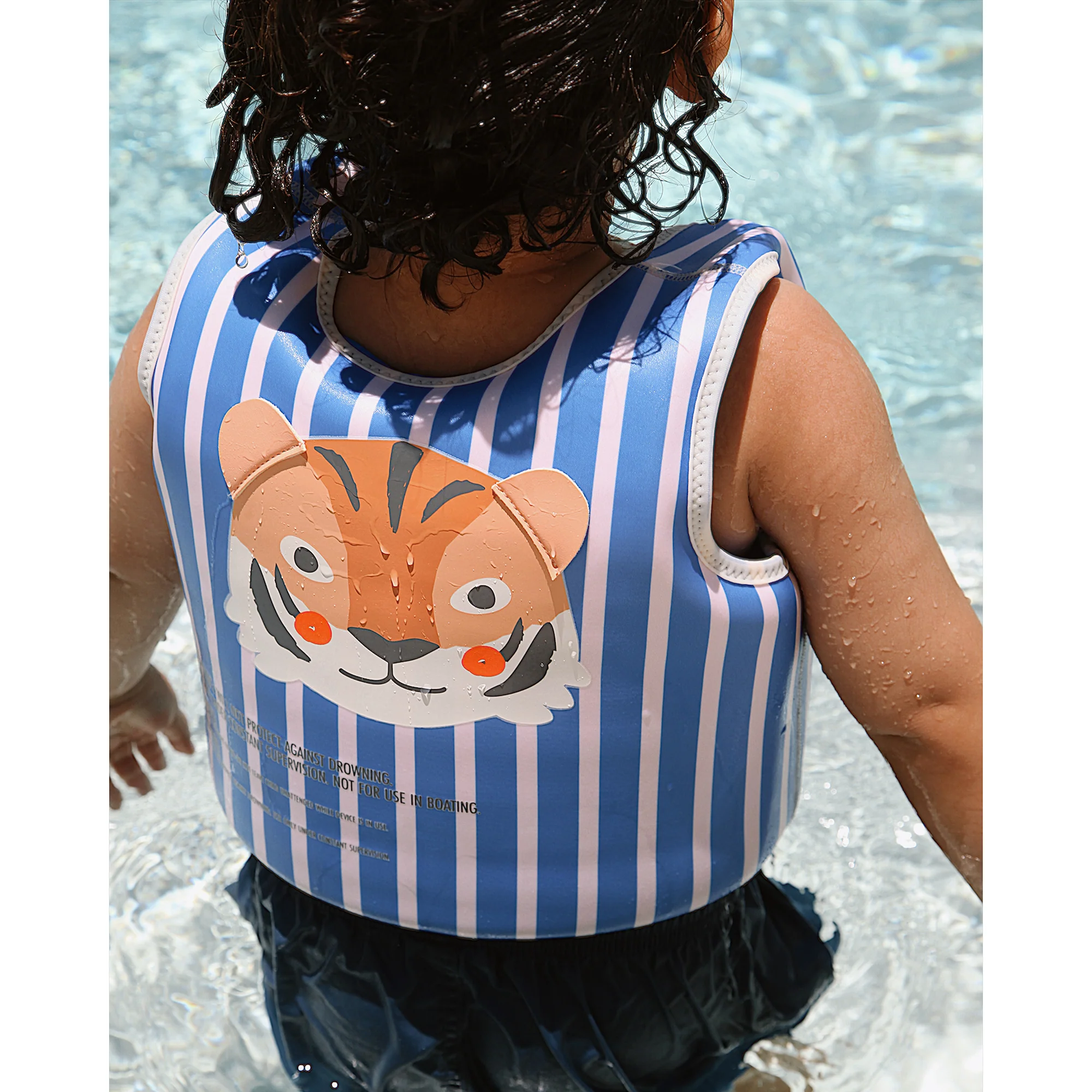 Sunnylife Tino The Tiger Float Vest With Anti-Rise Safety Strap - Image 3