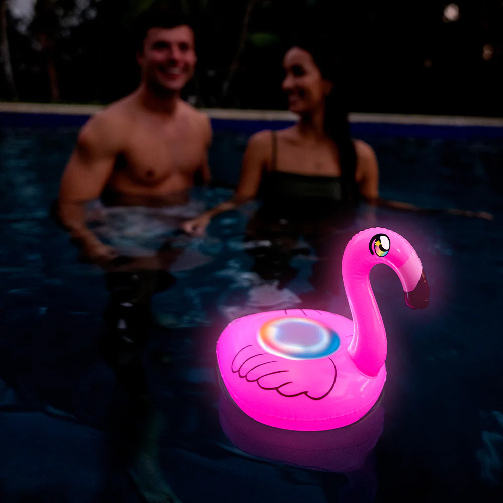 SoundCandy Floating Flamingo LED Bluetooth Speaker - Multicolor - Image 3
