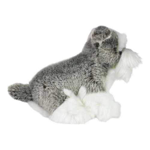 Cuddly Companions 9 inch Floppy Schnauzer Plush - Grey - Image 2
