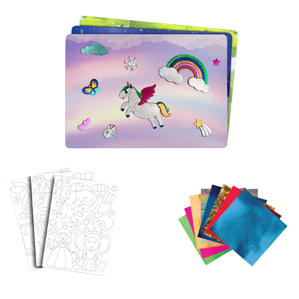 Foil Fun Unicorn & Princess Creative Foil Art Kit - Image 2