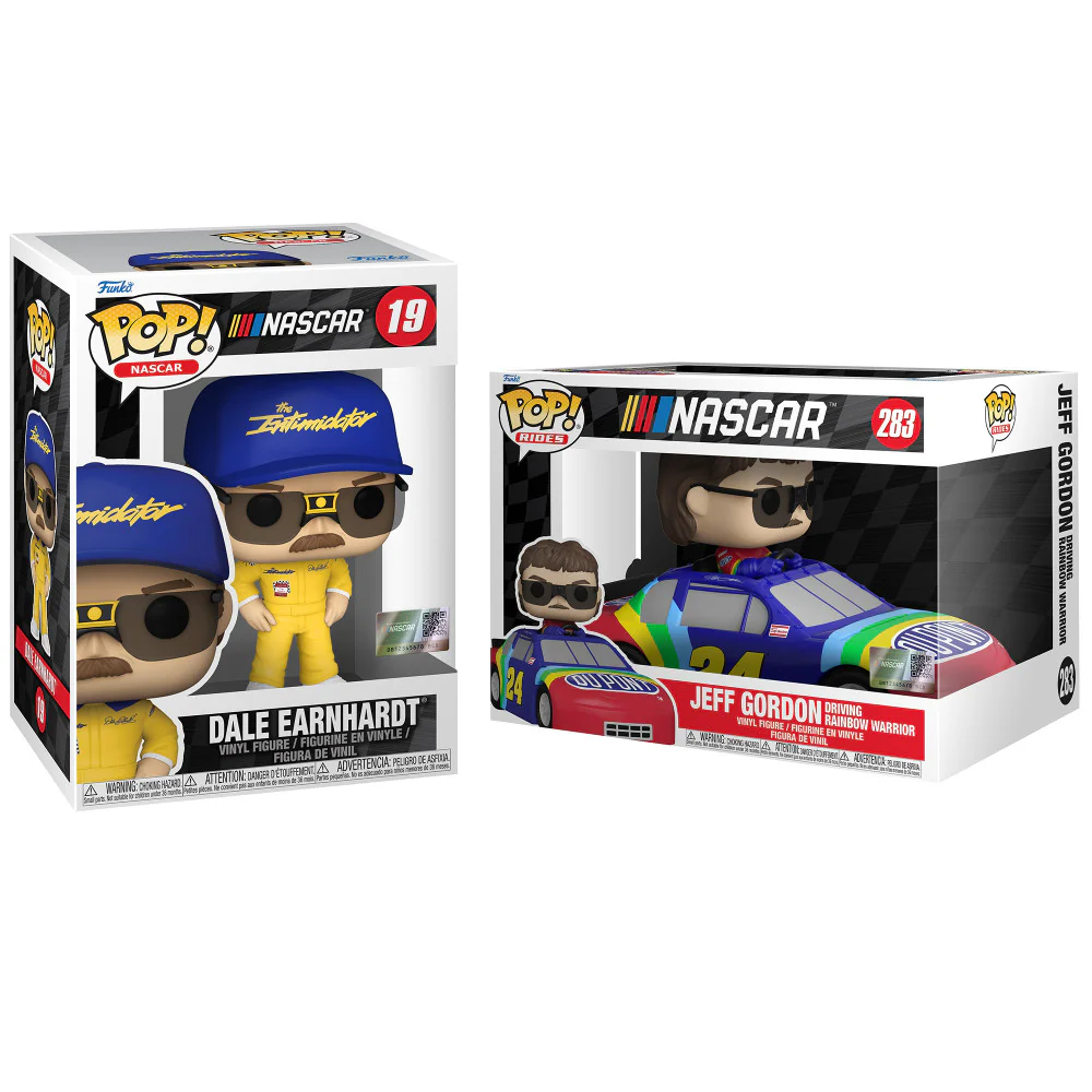 Funko POP! NASCAR Legends Collectors Set: Dale Earnhardt Sr. & Jeff Gordon 3.75 inch Vinyl Figures - Image 2