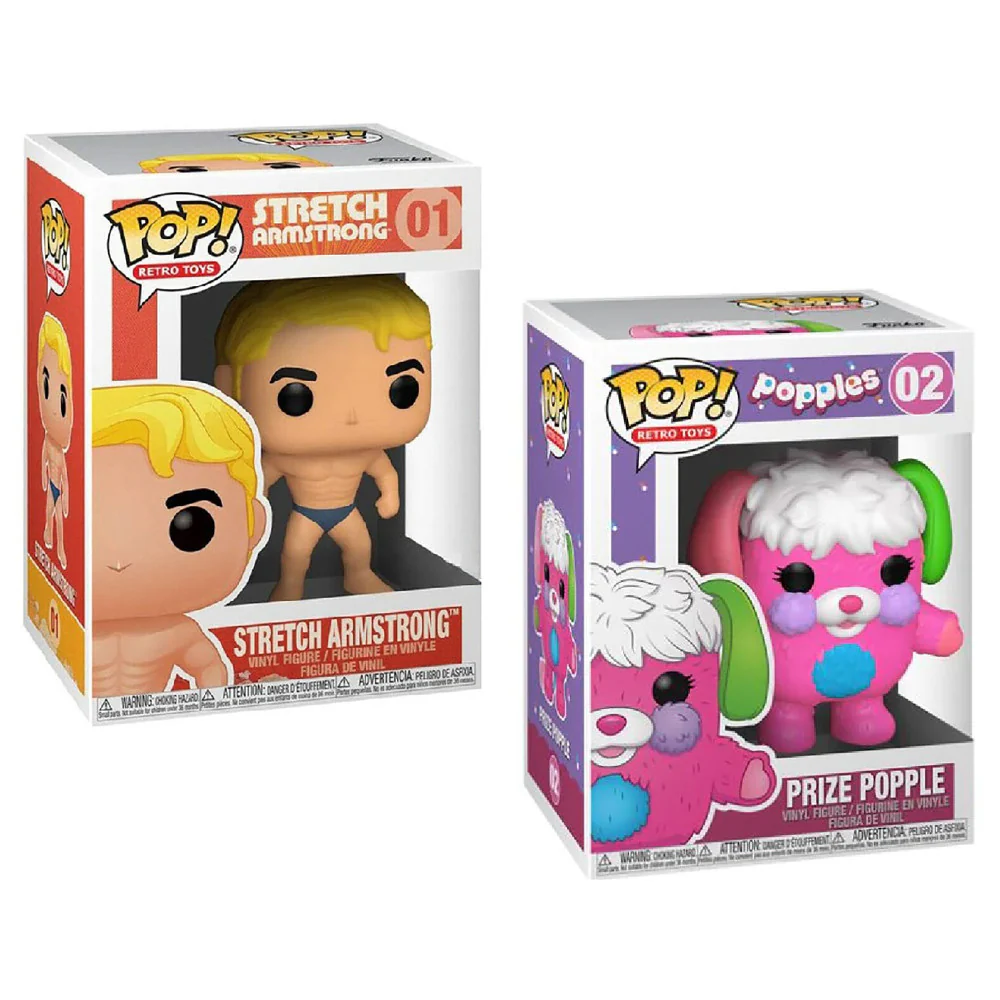 Funko POP! Retro Toys Collectors Set - Stretch Armstrong & Popple Vinyl Figures - Image 2