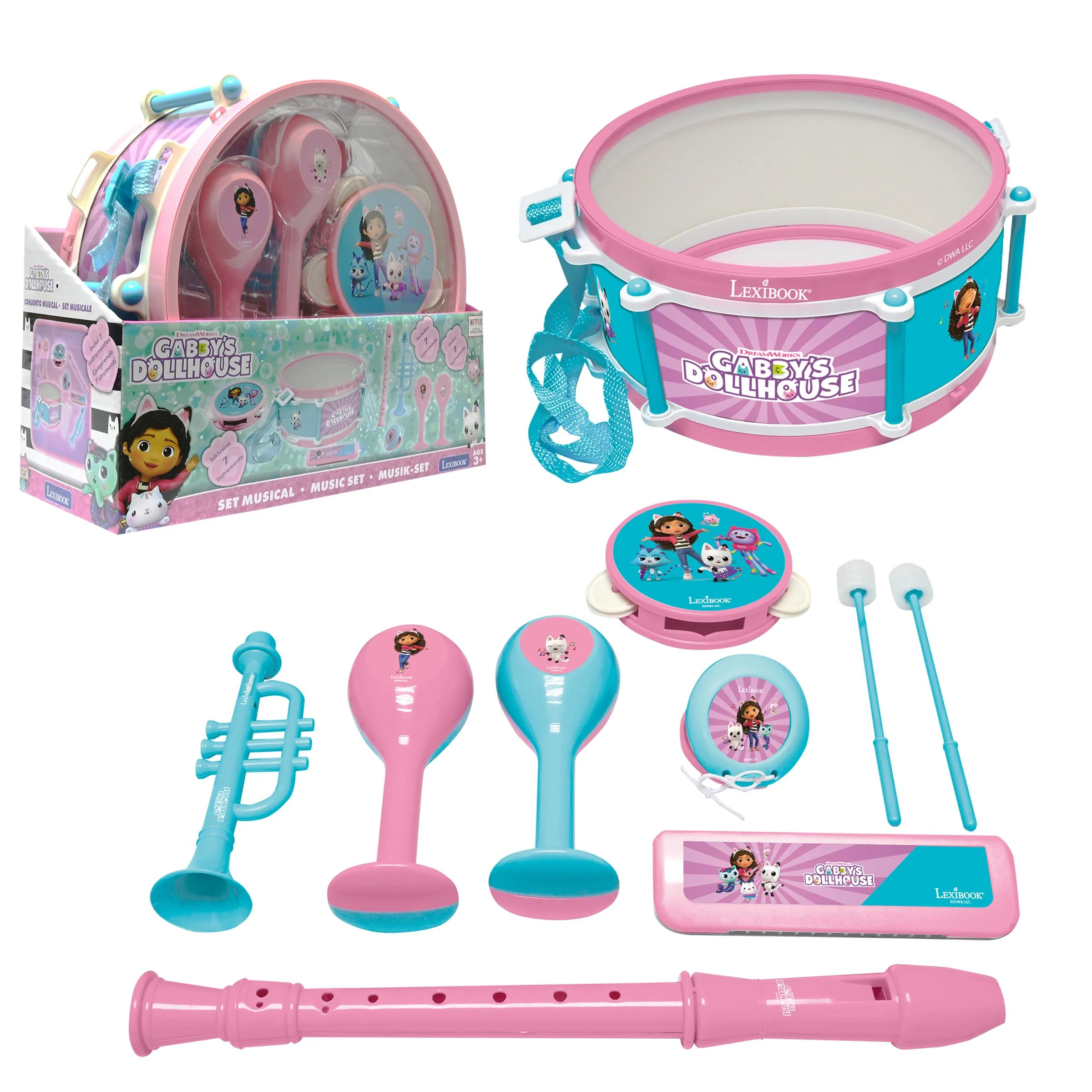 Gabby’s Dollhouse 7-Piece Musical Playset - Image 5