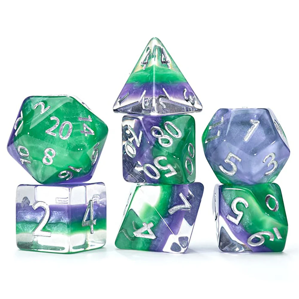 Gate Keeper Games and Dice: Eclipse Dice: Joker - 7pc RPG Set