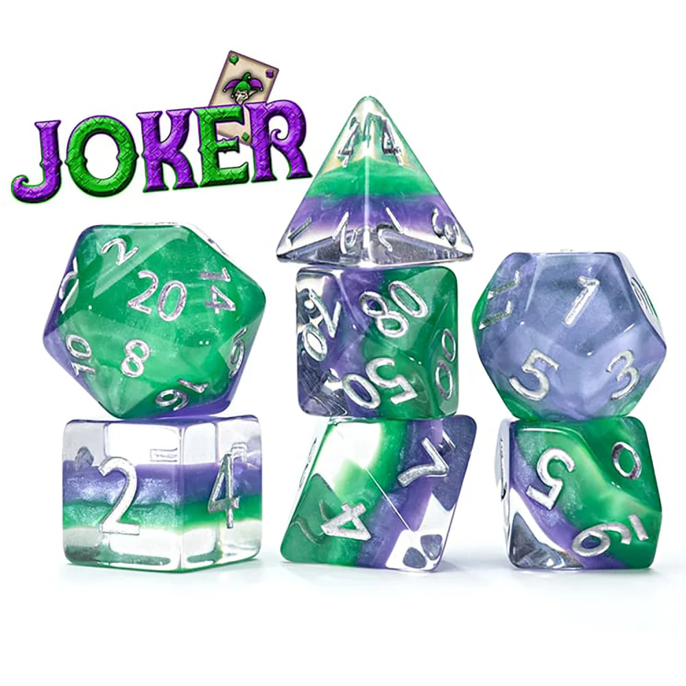 Gate Keeper Games and Dice: Eclipse Dice: Joker - 7pc RPG Set - Image 2