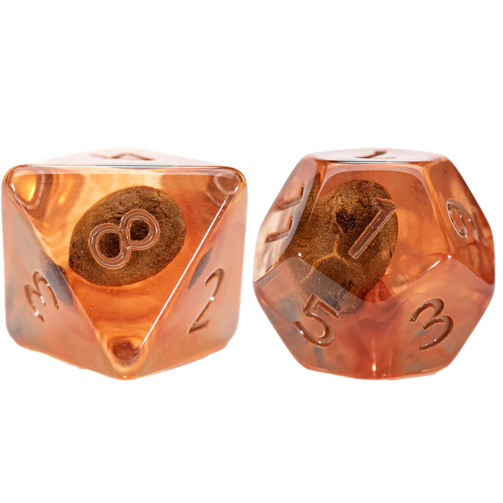 Gate Keeper Games & Dice: Coffee Bean 7pc RPG Dice Set - Image 2