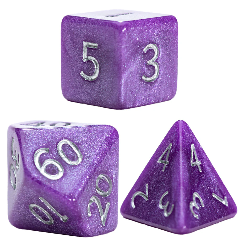 Gate Keeper Games Mercurial Dice: Saturn - 7pc RPG Set - Image 3