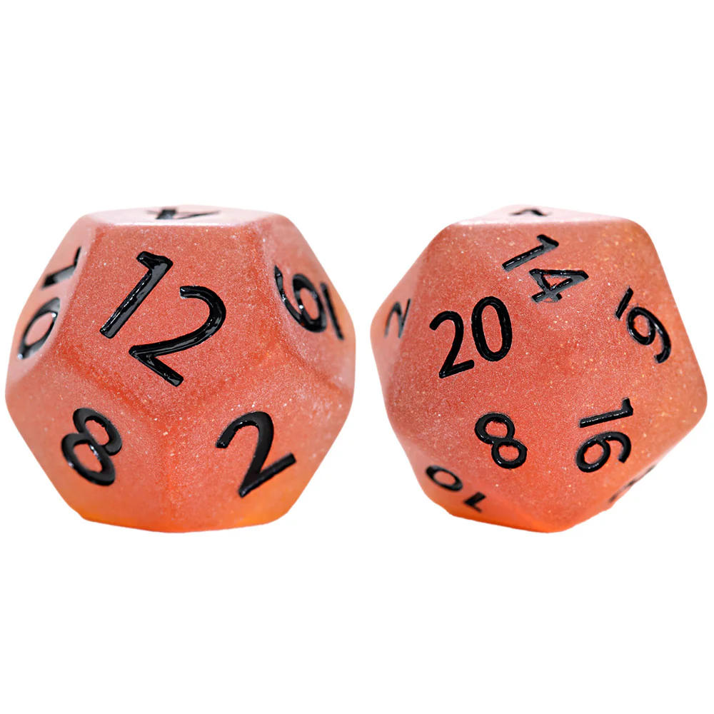 Gate Keeper Games Sea Glass Dice: Firebrand - 7pc RPG Set - Image 2
