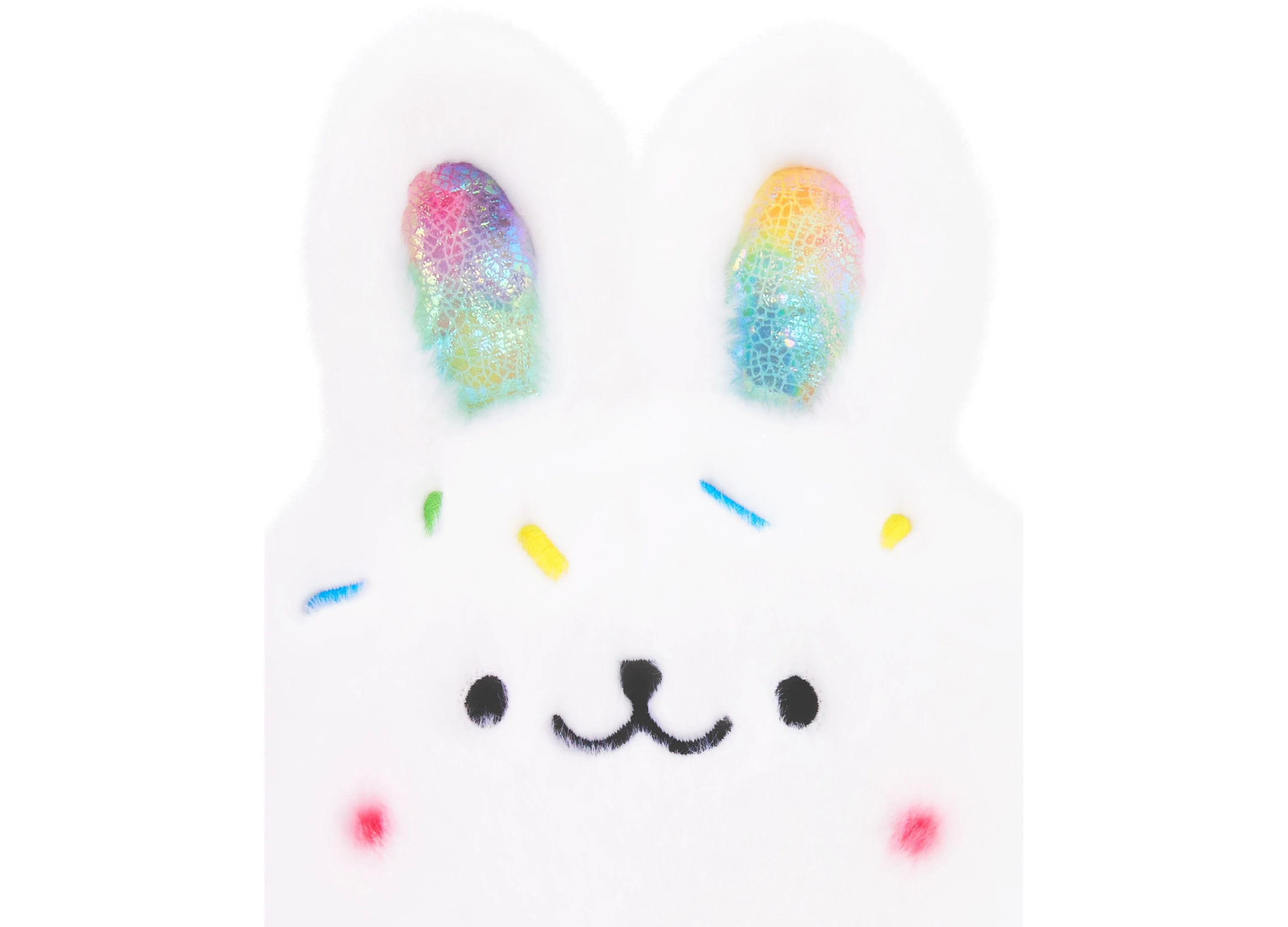 Geoffrey's Toy Box 10 inch Bunny Ice Cream Cone Plush - Sprinkle Accents - Image 6