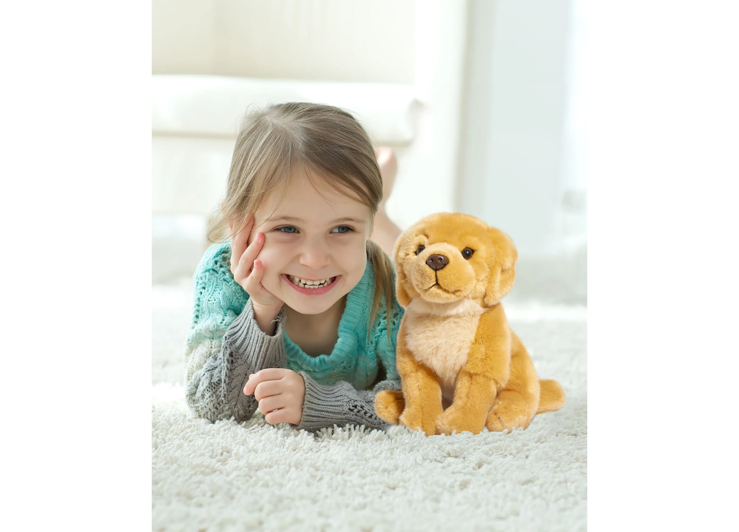 Geoffrey's Toy Box 10 inch Golden Retriever Puppy Plush Toy - Exclusive to Macy's - Image 3