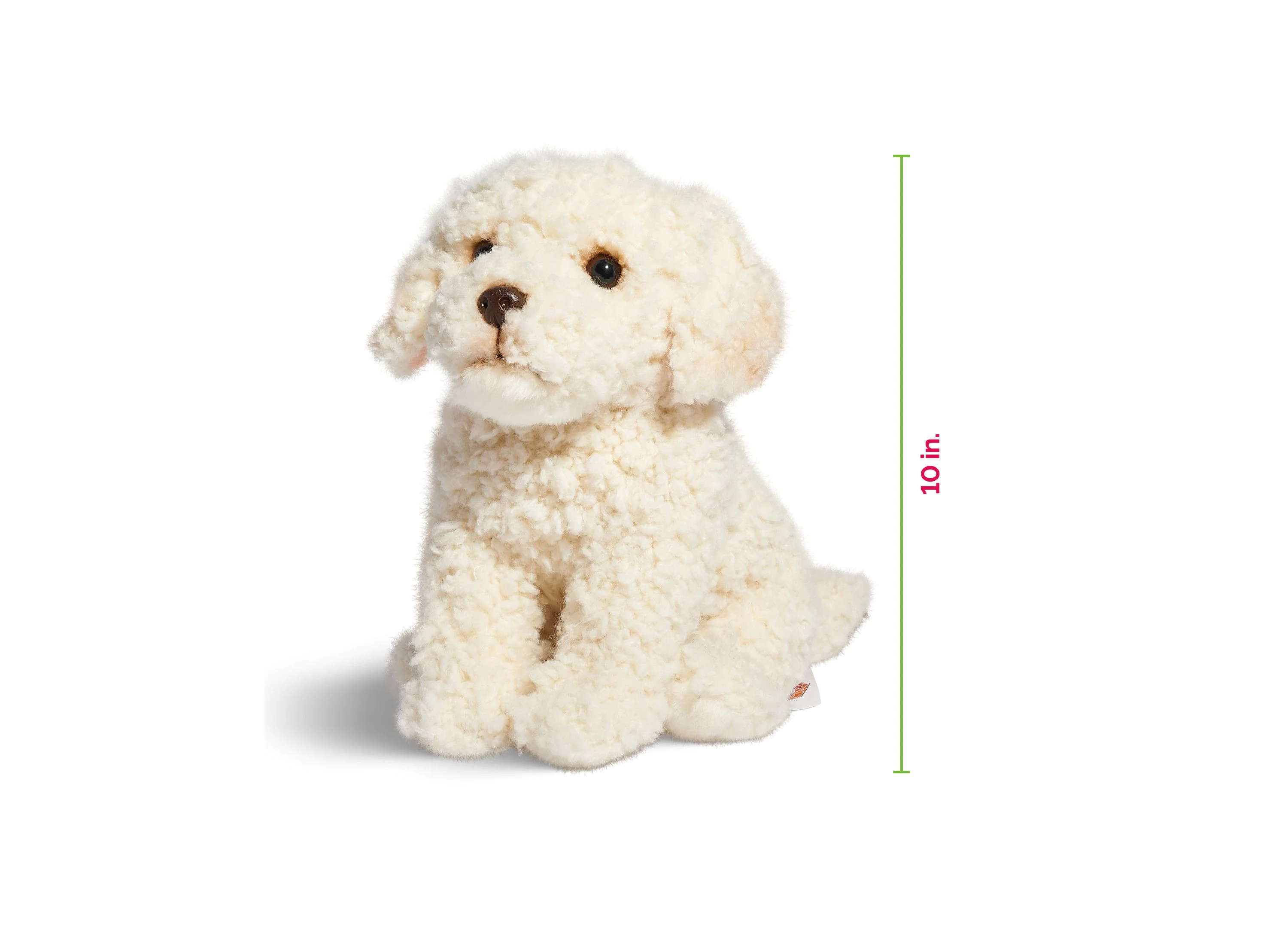 Geoffrey's Toy Box 10 inch Labra Doodle Plush Puppy Dog Toy - Exclusive to Macy's - Image 5
