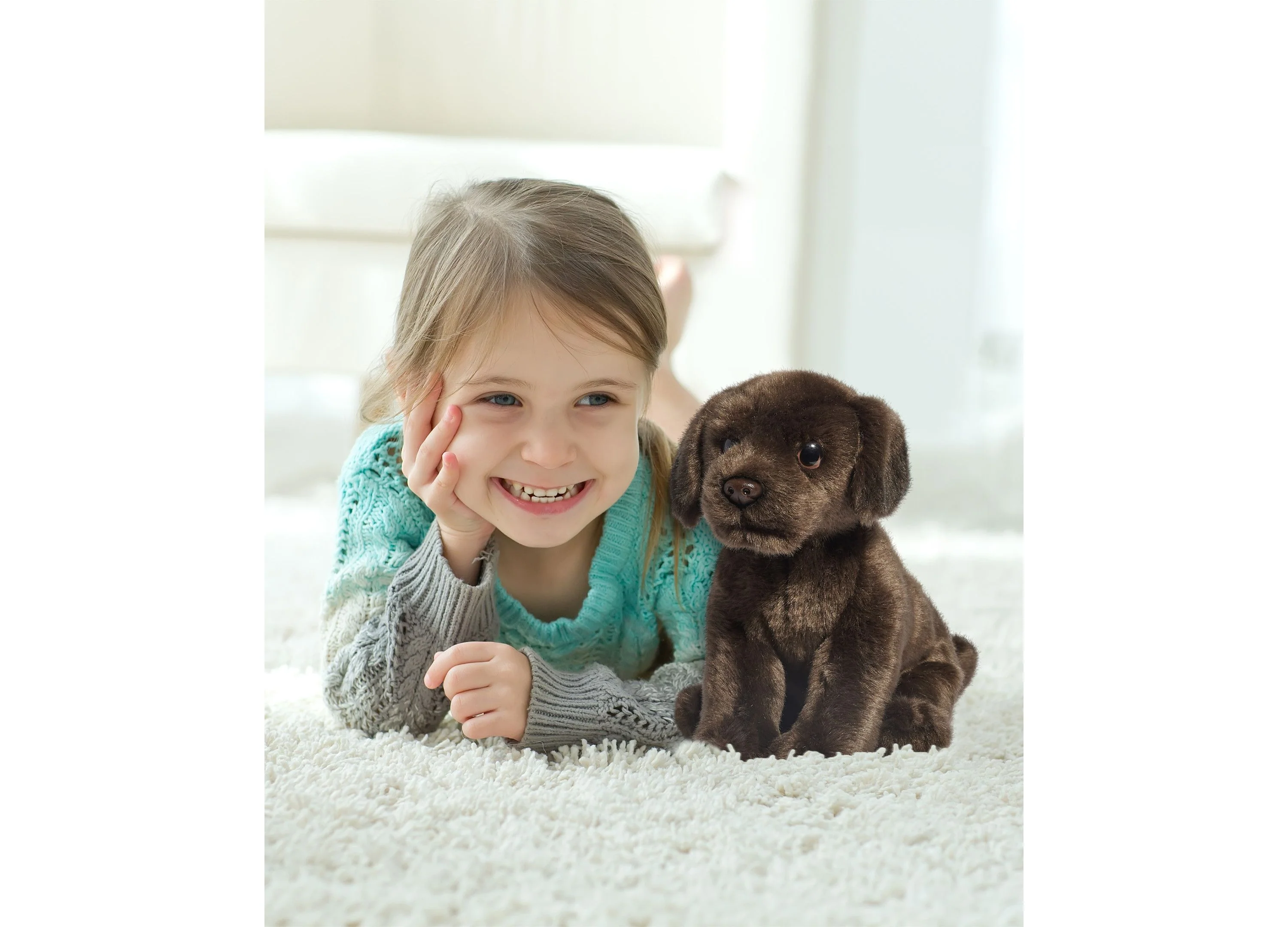 Geoffrey's Toy Box 10-inch Plush Labrador Puppy - Exclusive to Macy's - Image 4