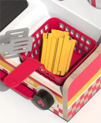 Geoffrey's Toy Box Grill Fry Burger Counter Playset - Image 2