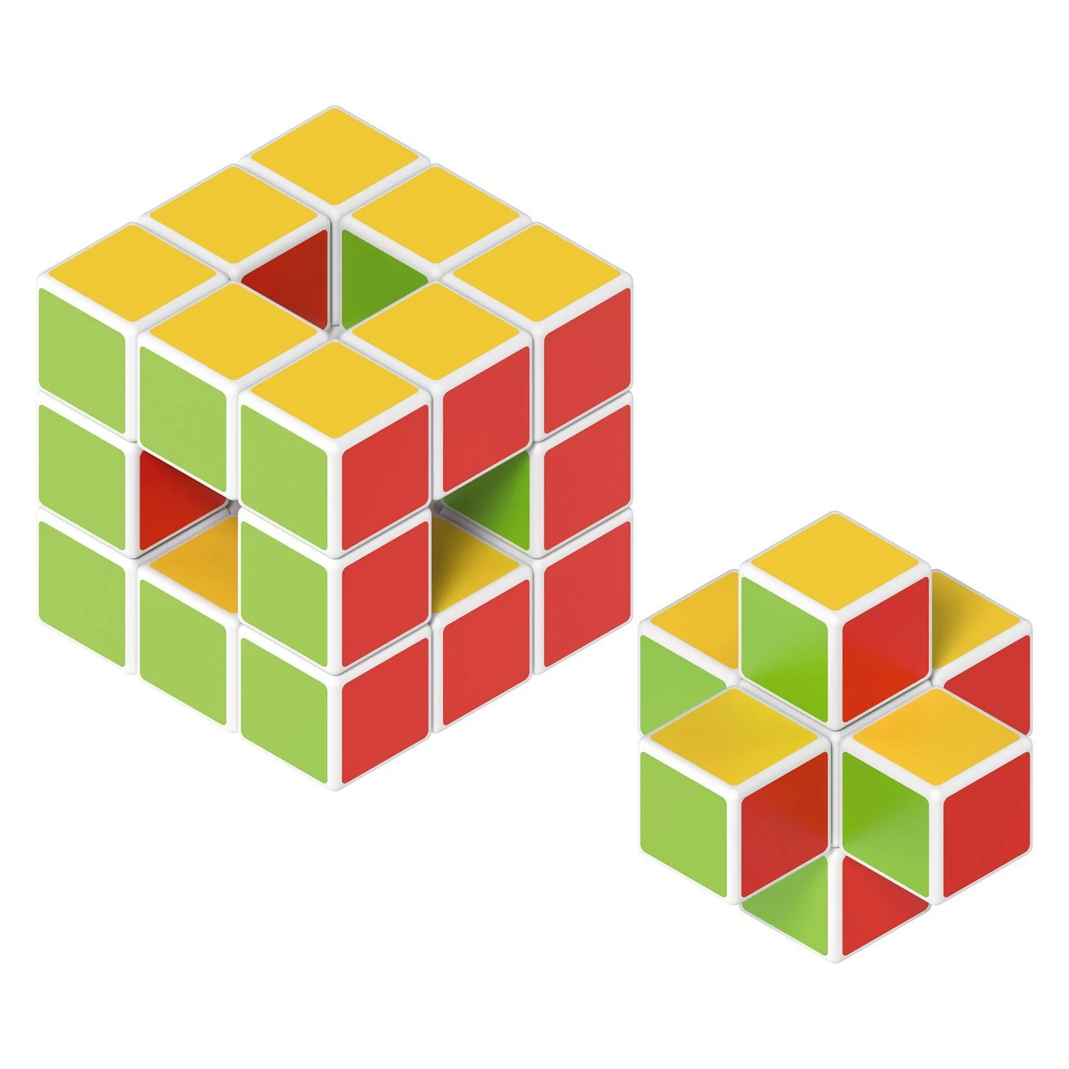 Geomag Magicube 27-Piece Multicolored Free Building Set - Creative Magnetic Blocks - Image 4