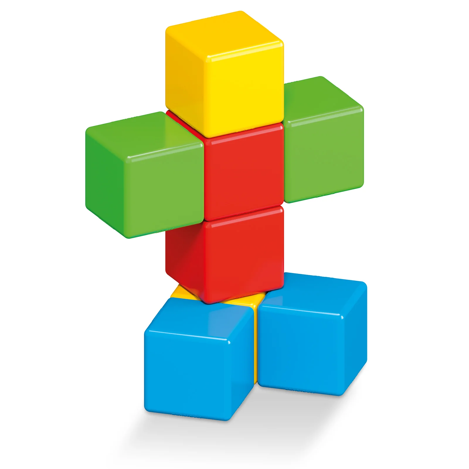 Geomag Magicube 128-Piece Recycled Classroom Set - Magnetic Building Blocks - Image 2
