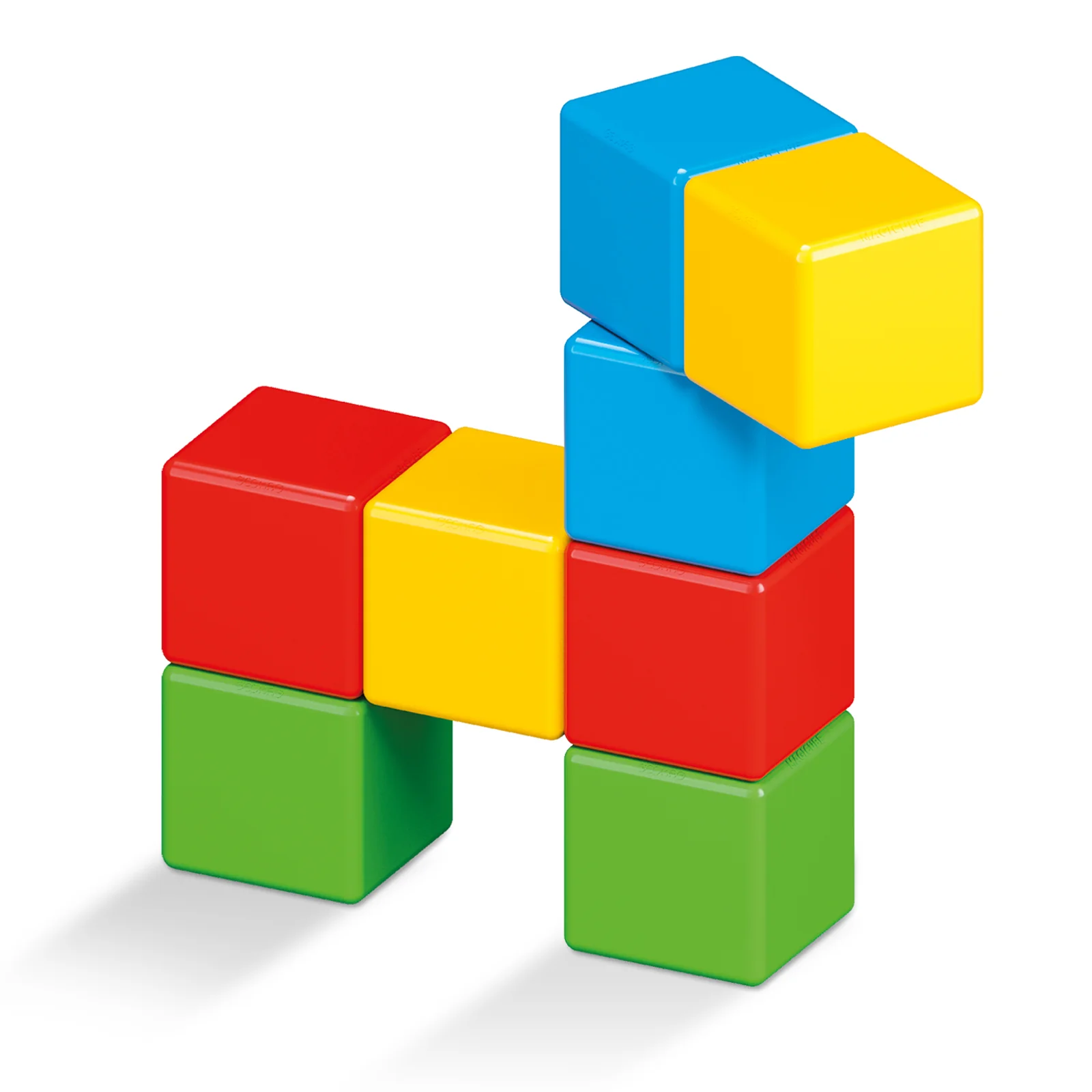 Geomag Magicube 128-Piece Recycled Classroom Set - Magnetic Building Blocks - Image 3