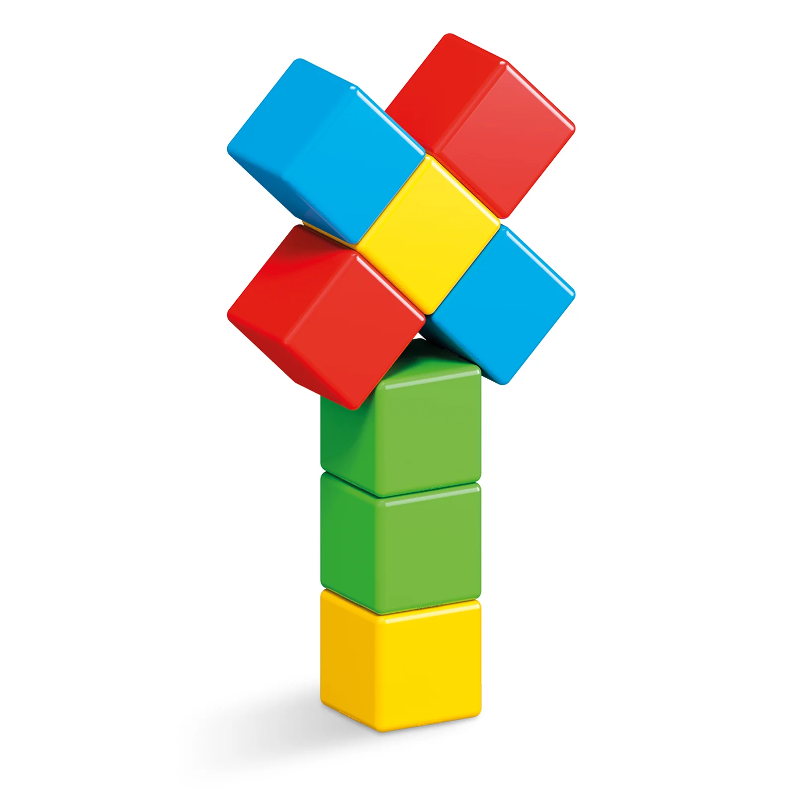 Geomag Magicube 128-Piece Recycled Classroom Set - Magnetic Building Blocks - Image 4