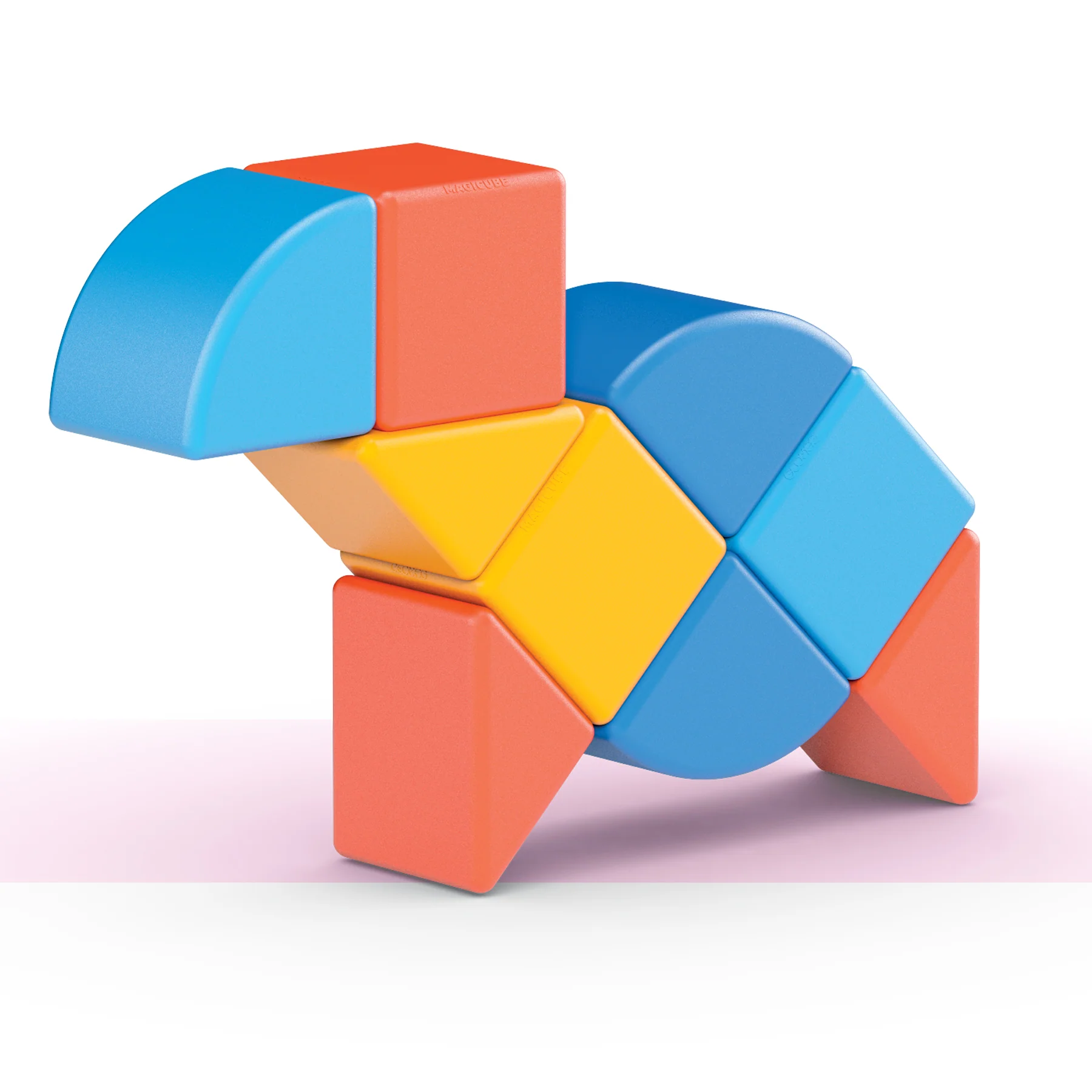 Geomag Magicubes 9-Piece Recycled Shapes Set - STEM Building Blocks - Image 3