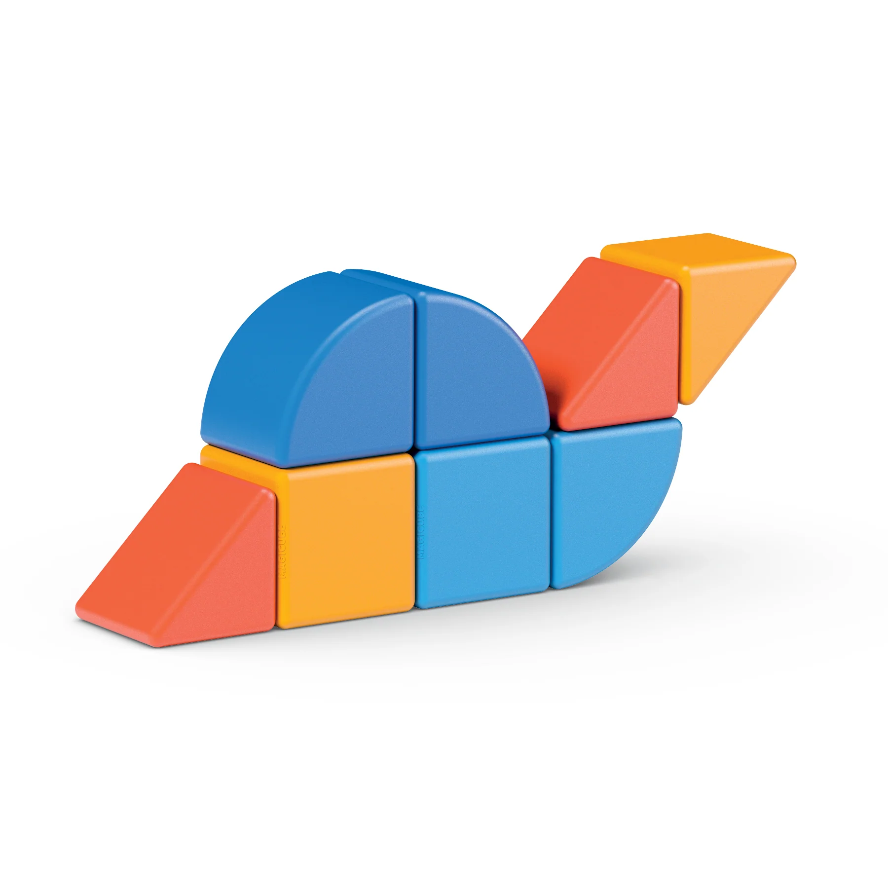 Geomag Magicubes 9-Piece Recycled Shapes Set - STEM Building Blocks - Image 4