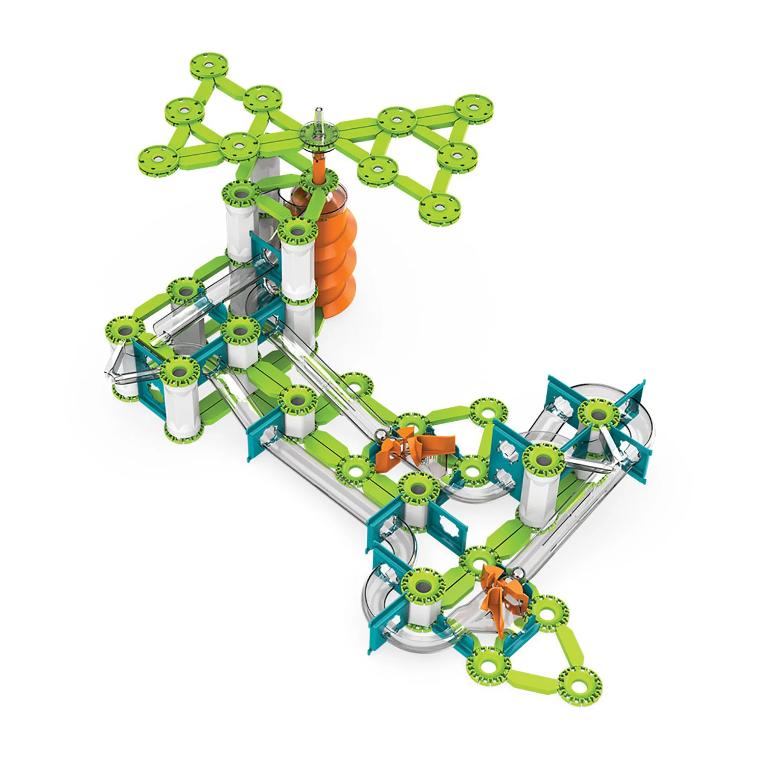 Geomag Mechanics Gravity 130-Piece Recycled Construction Set - Loops & Turns - Image 3
