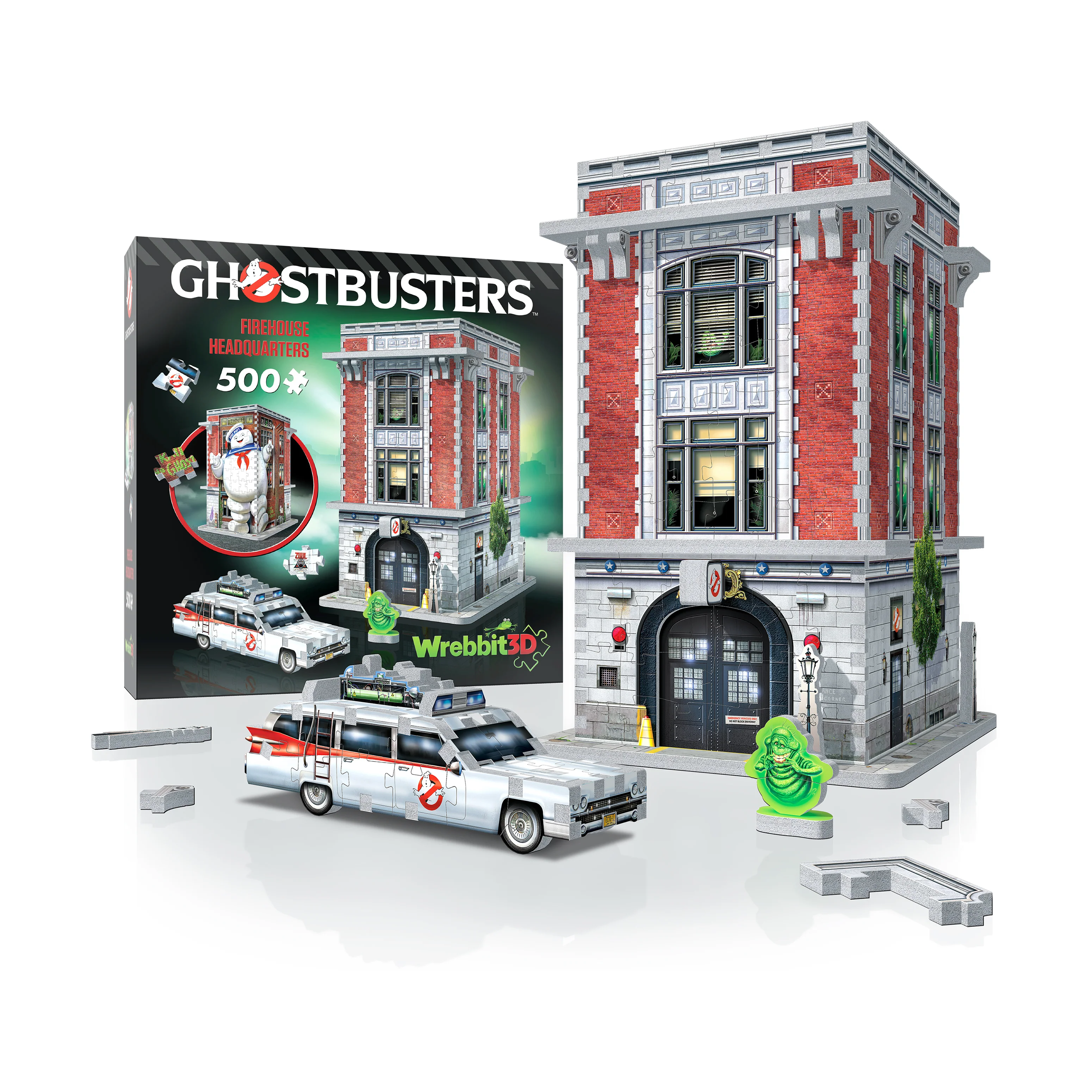 Ghostbusters 3D Firehouse Headquarters Jigsaw Puzzle - 500 pc - Image 3