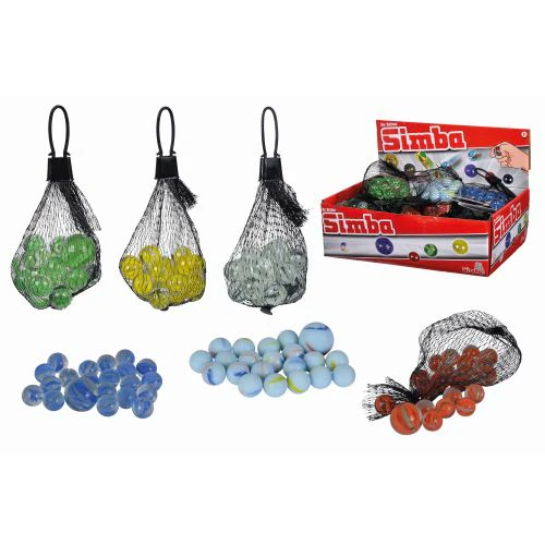 Vibrant Spectrum Marbles, 6-Count Assorted Colors Set