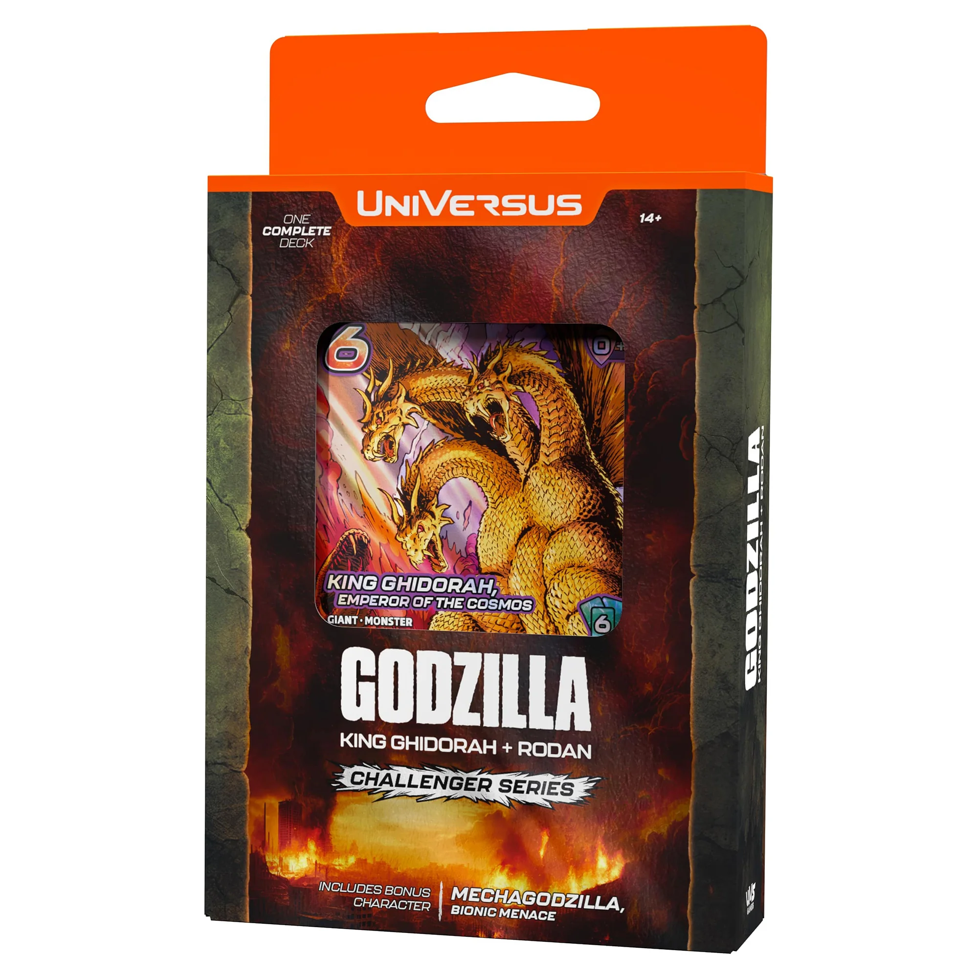 UniVersus Godzilla Challenger Series: 60-Card Deck Featuring King Ghidorah & Rodan