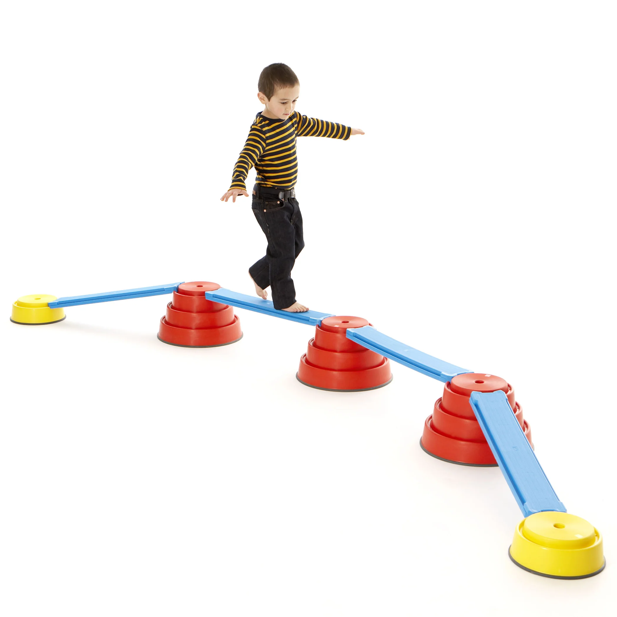 GONGE Build N' Balance Top10 Yellow - Imaginative Play and Balance Builder - Image 2