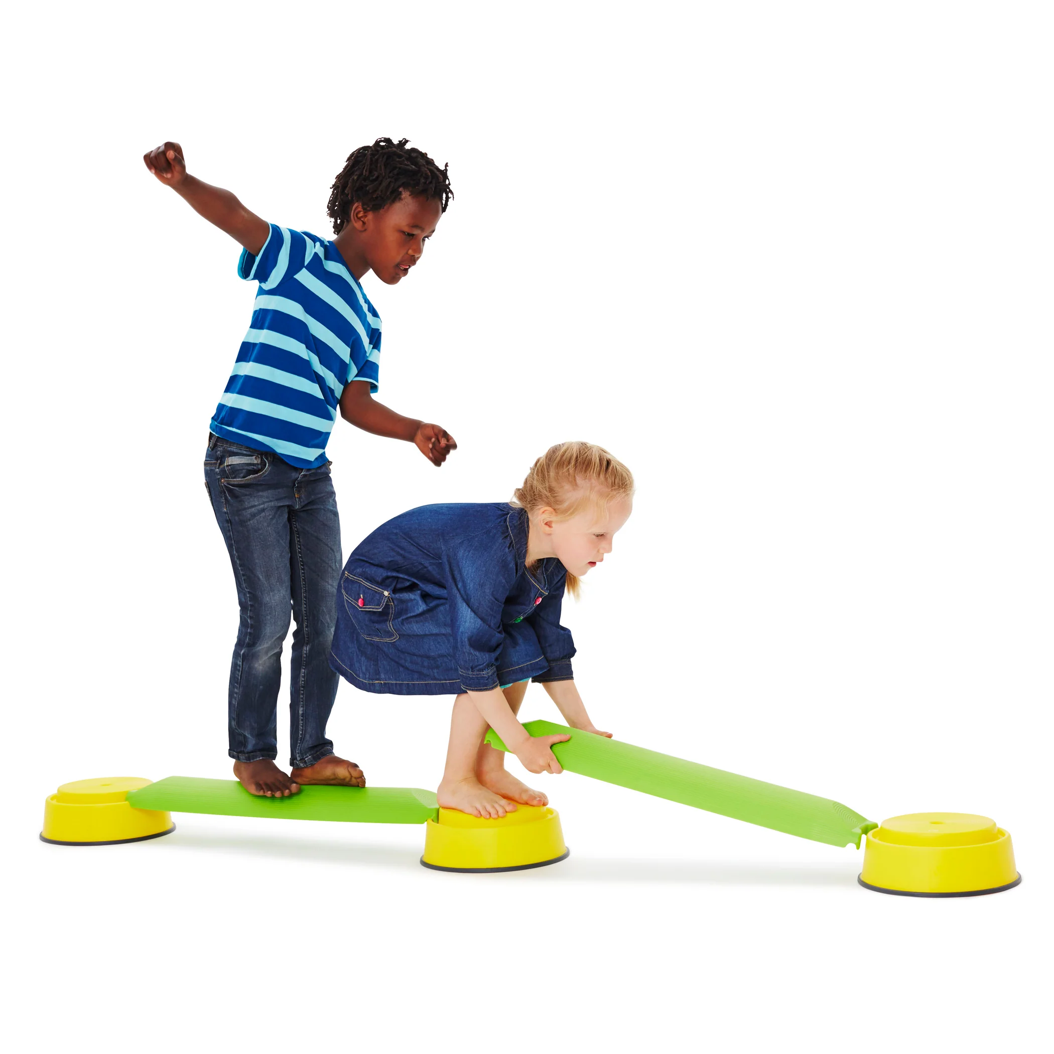 GONGE Build N' Balance Top10 Yellow - Imaginative Play and Balance Builder - Image 3