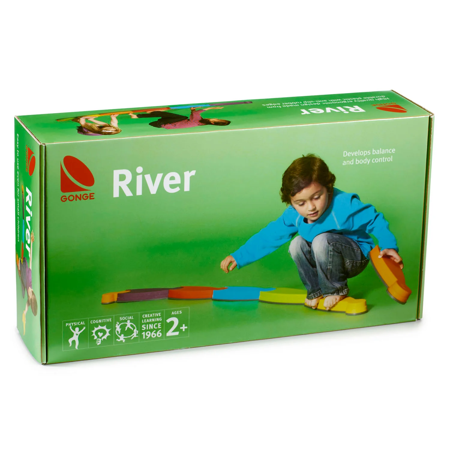 GONGE River Stones Balancing Toy, Set of 6 - Image 4